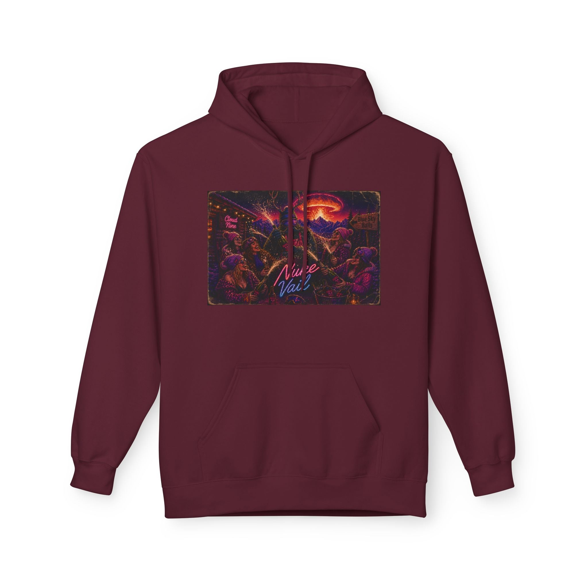 Nuke Vail Retro Cyberpunk Hoodie