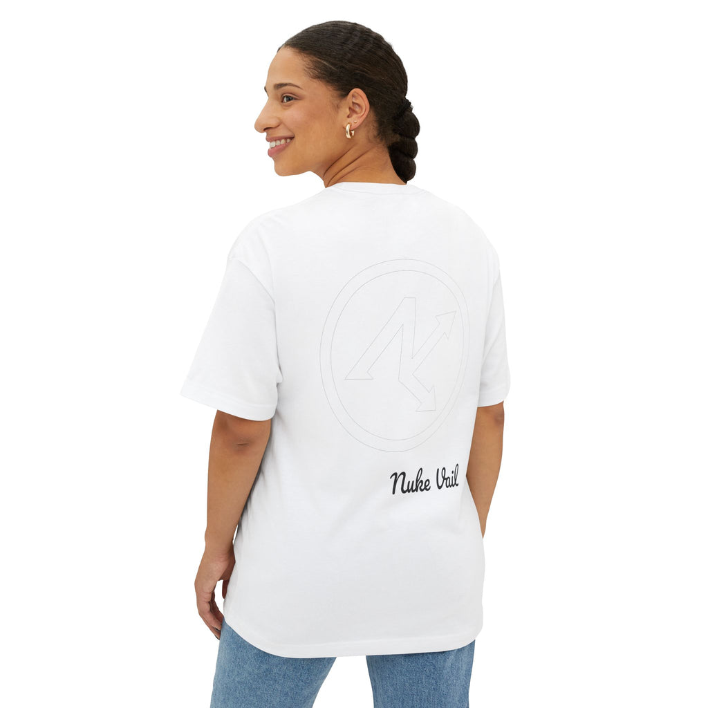 Nuke Vail Logo Tee — Oversized Boxy Short-Sleeve T-Shirt