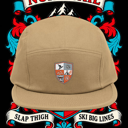 Embroidered Crest 5-Panel Cap – nuke vail family crest