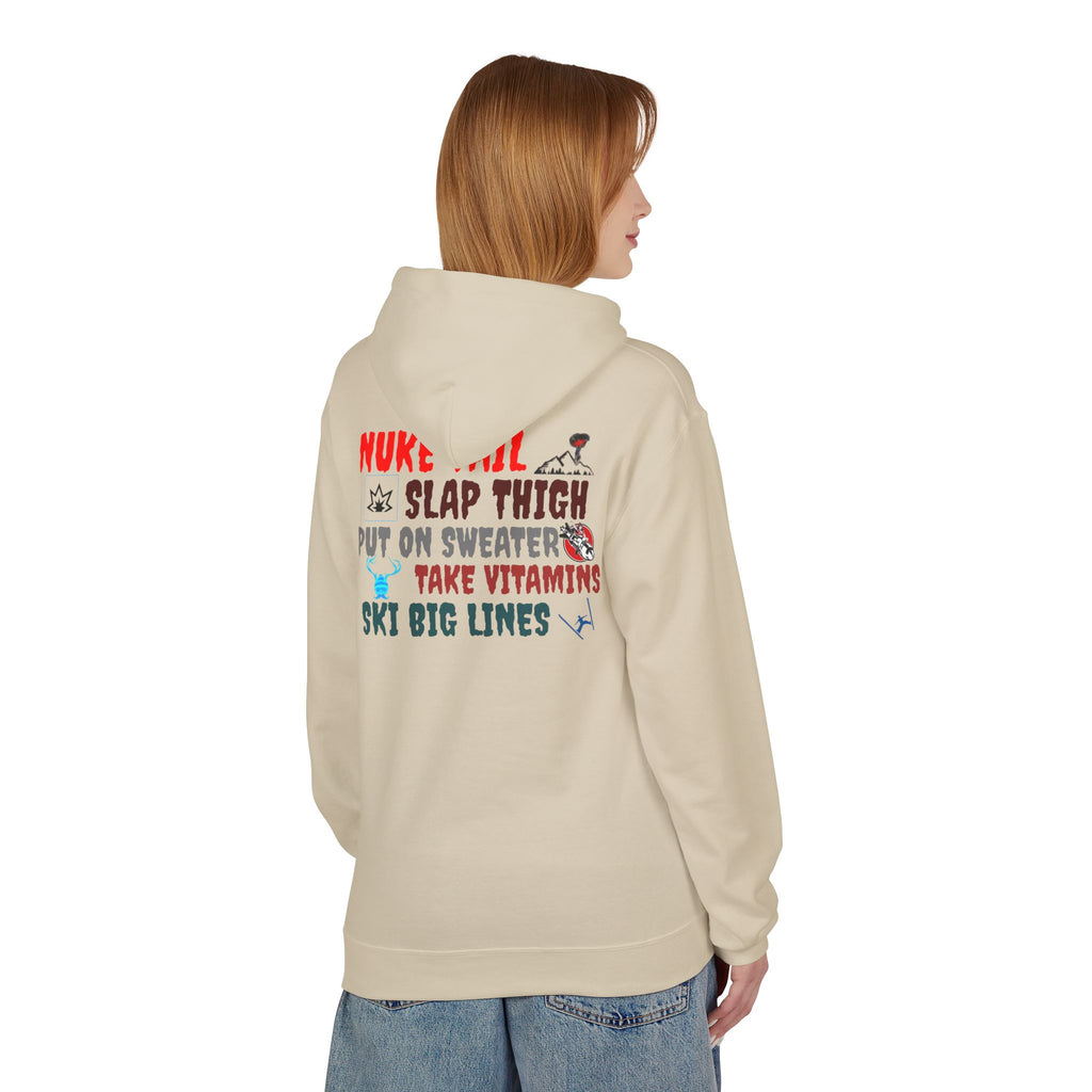 NUKE VAIL - THE PLAN HOODED SWEATSHIRT