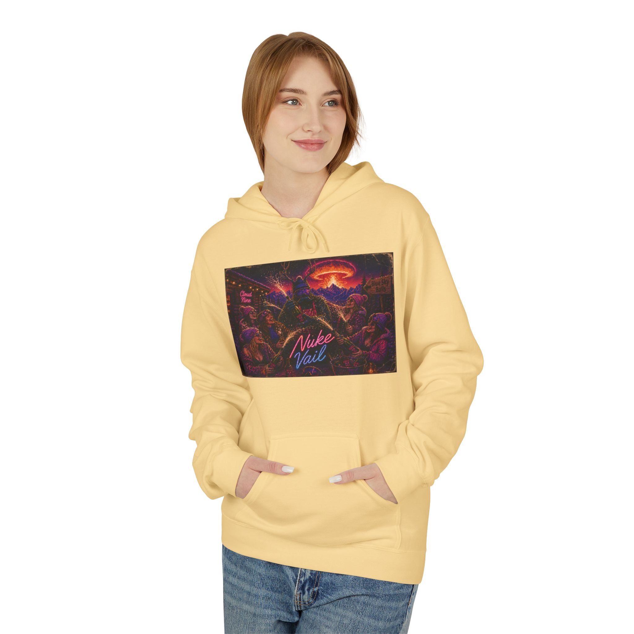 Nuke Vail Retro Cyberpunk Hoodie