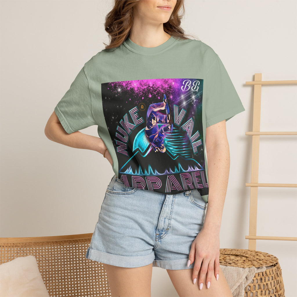 Nuke Vail Retro Vaporwave Ski Tee