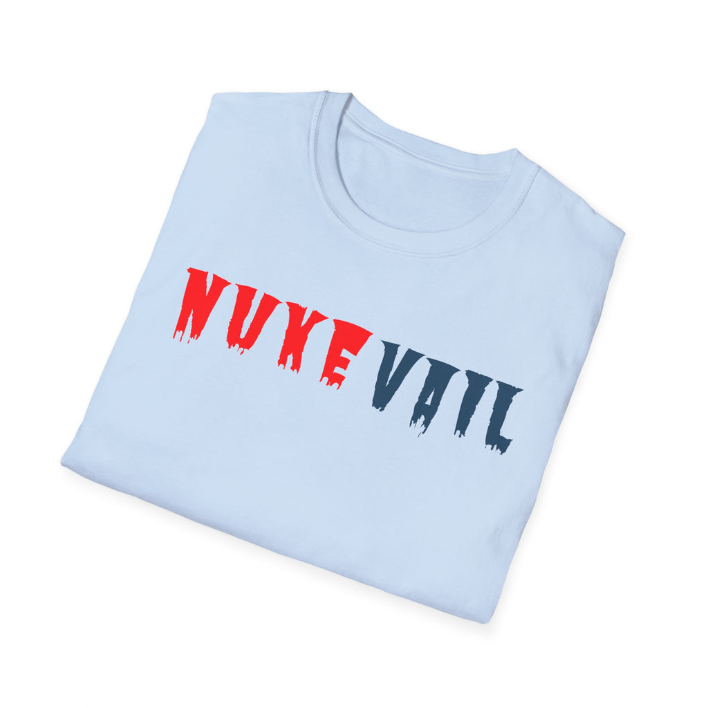 Nuke Vail T-Shirt — Red & Blue Logo Tee