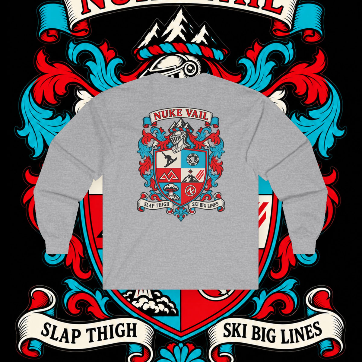 Long Sleeve Tee — Nuke Vail Crest Graphic