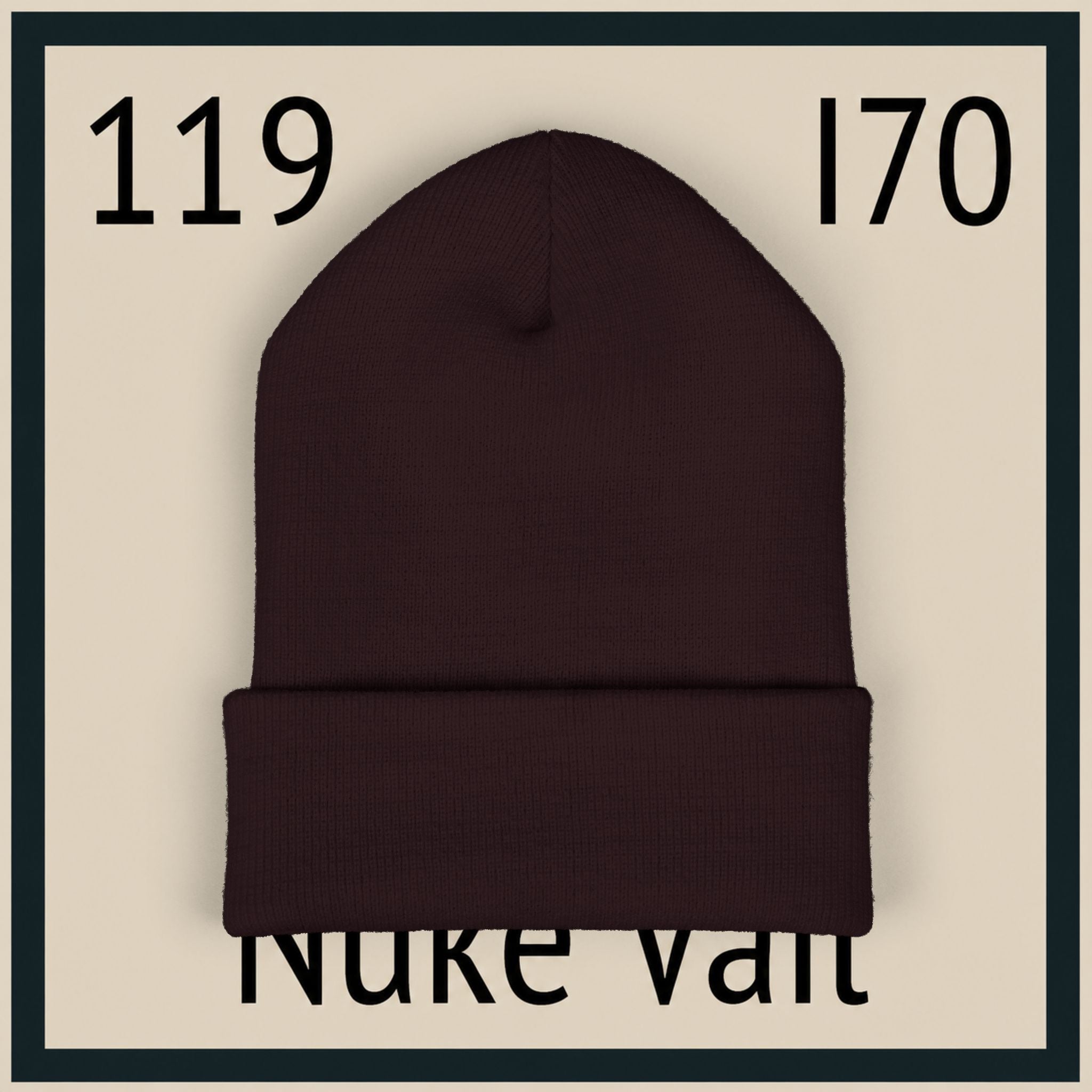 Embroidered Nuke Vail Classic Cuffed Beanie — Element 119