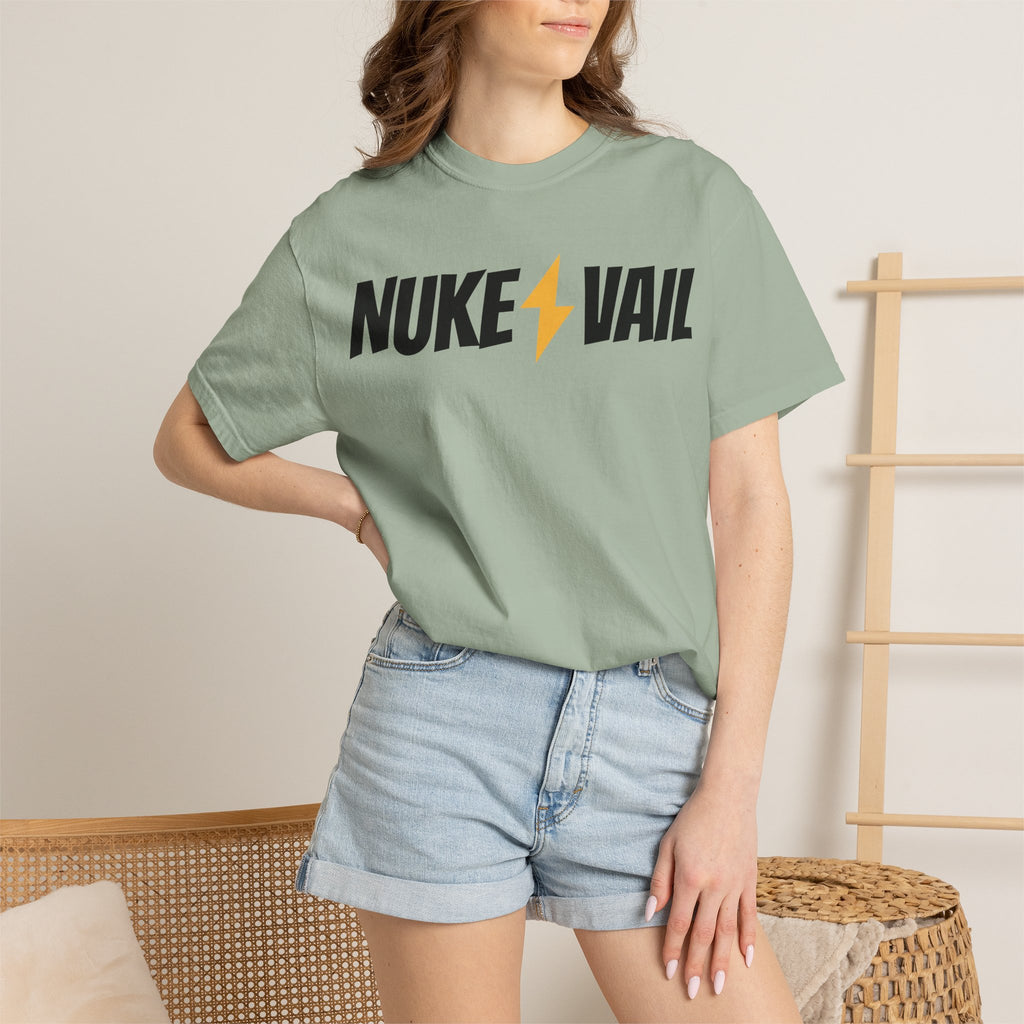 Skate Punk T-Shirt — "Nuke Vail" Graphic Tee Featuring Saint Queeblo