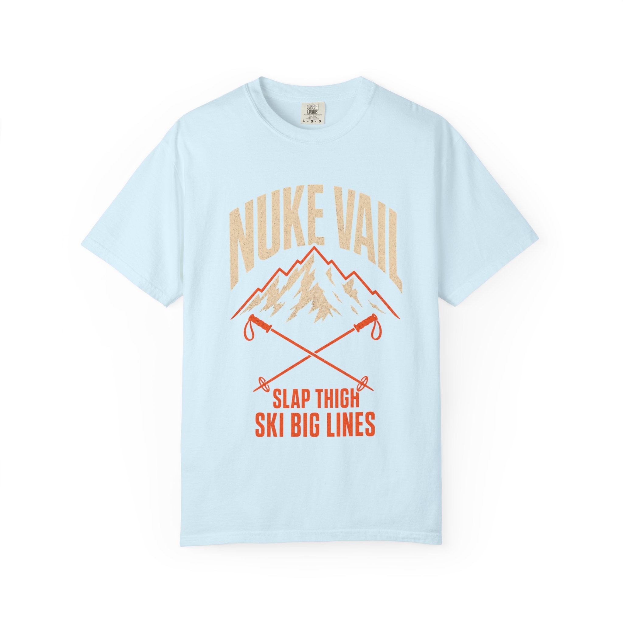 Nuke Vail "Slap Thigh Ski Big Lines" T-Shirt - Classic