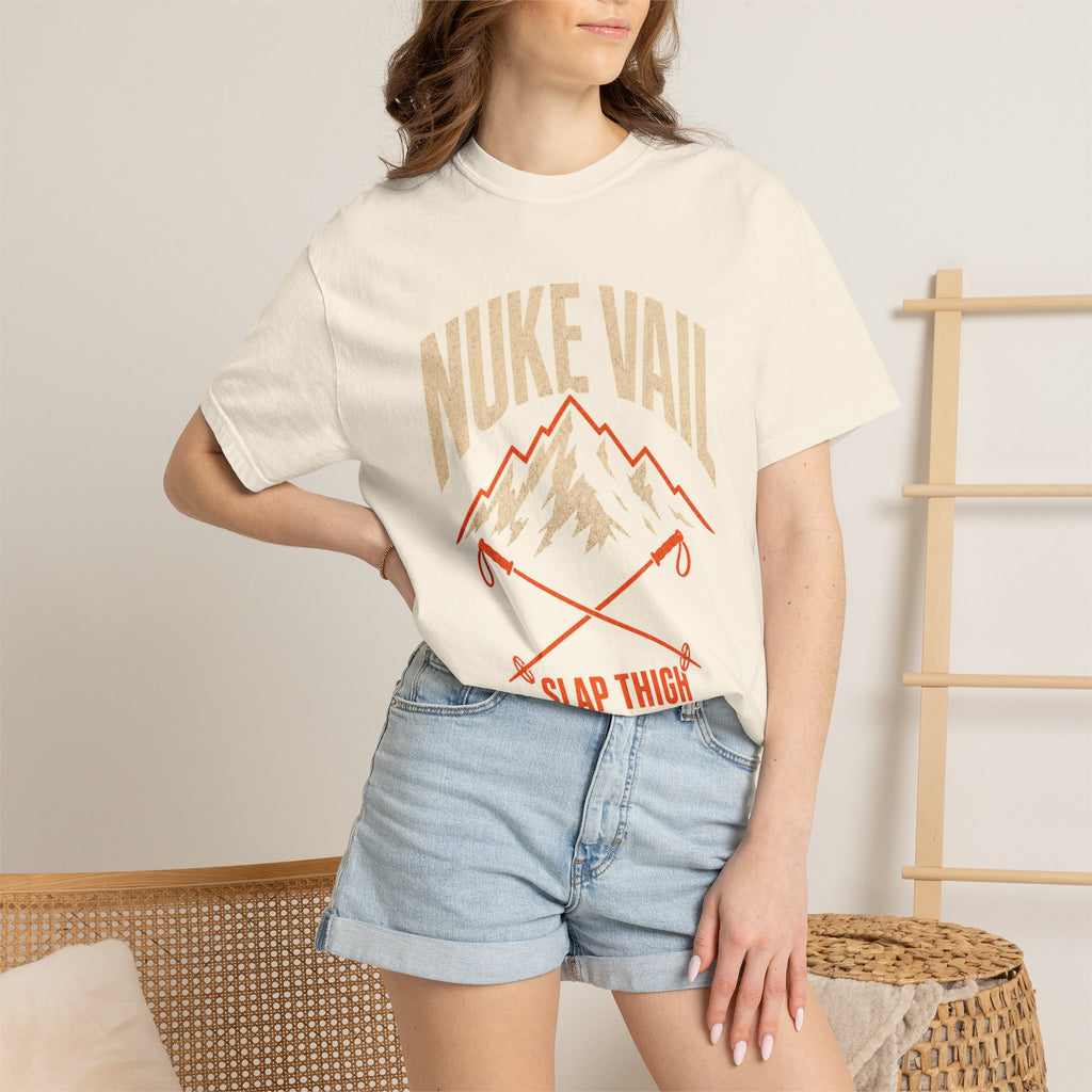 Nuke Vail "Slap Thigh Ski Big Lines" T-Shirt - Classic