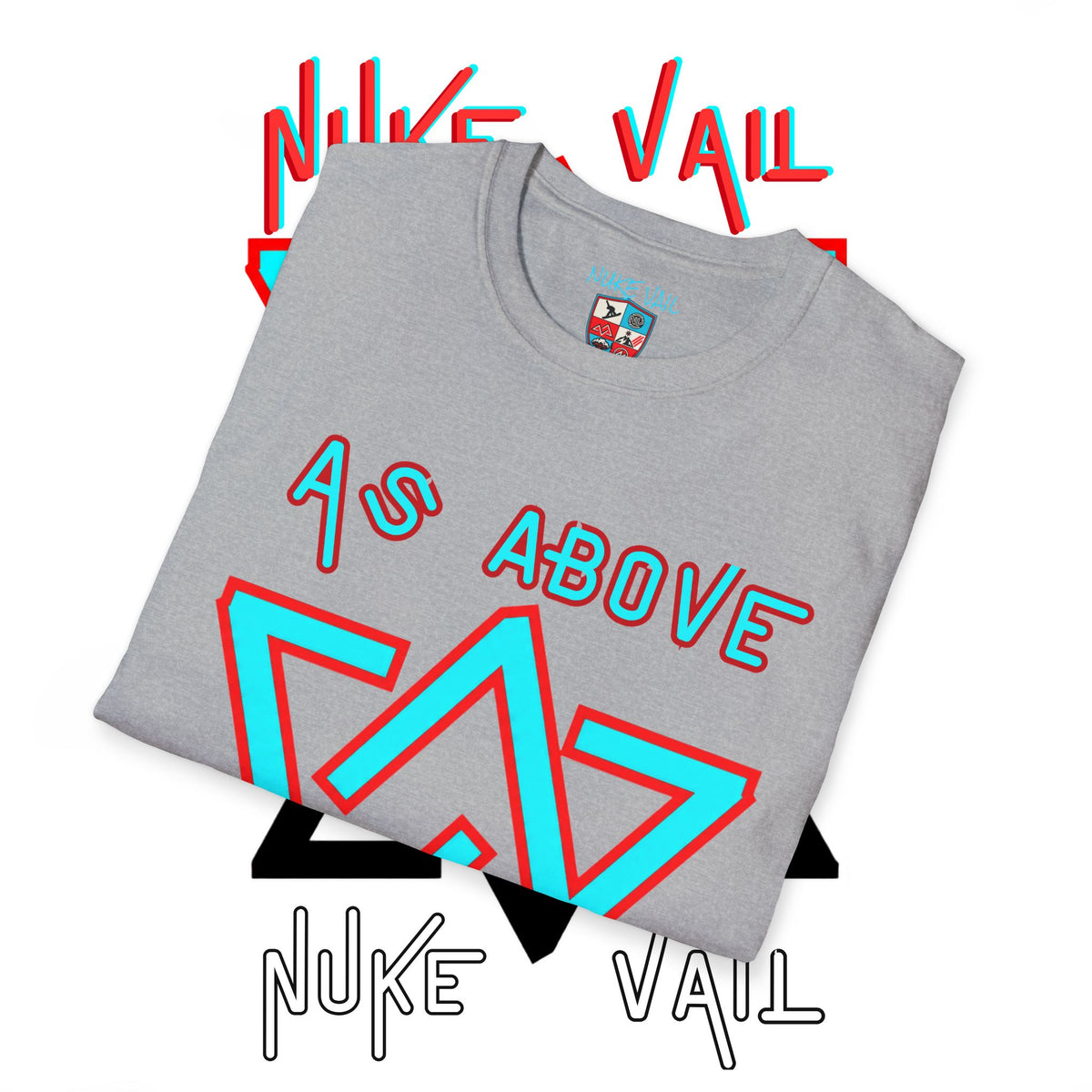 NUKE VAIL - THE ALCHEMIST - AS ABOVE SO BELOW TEE SHIRT
