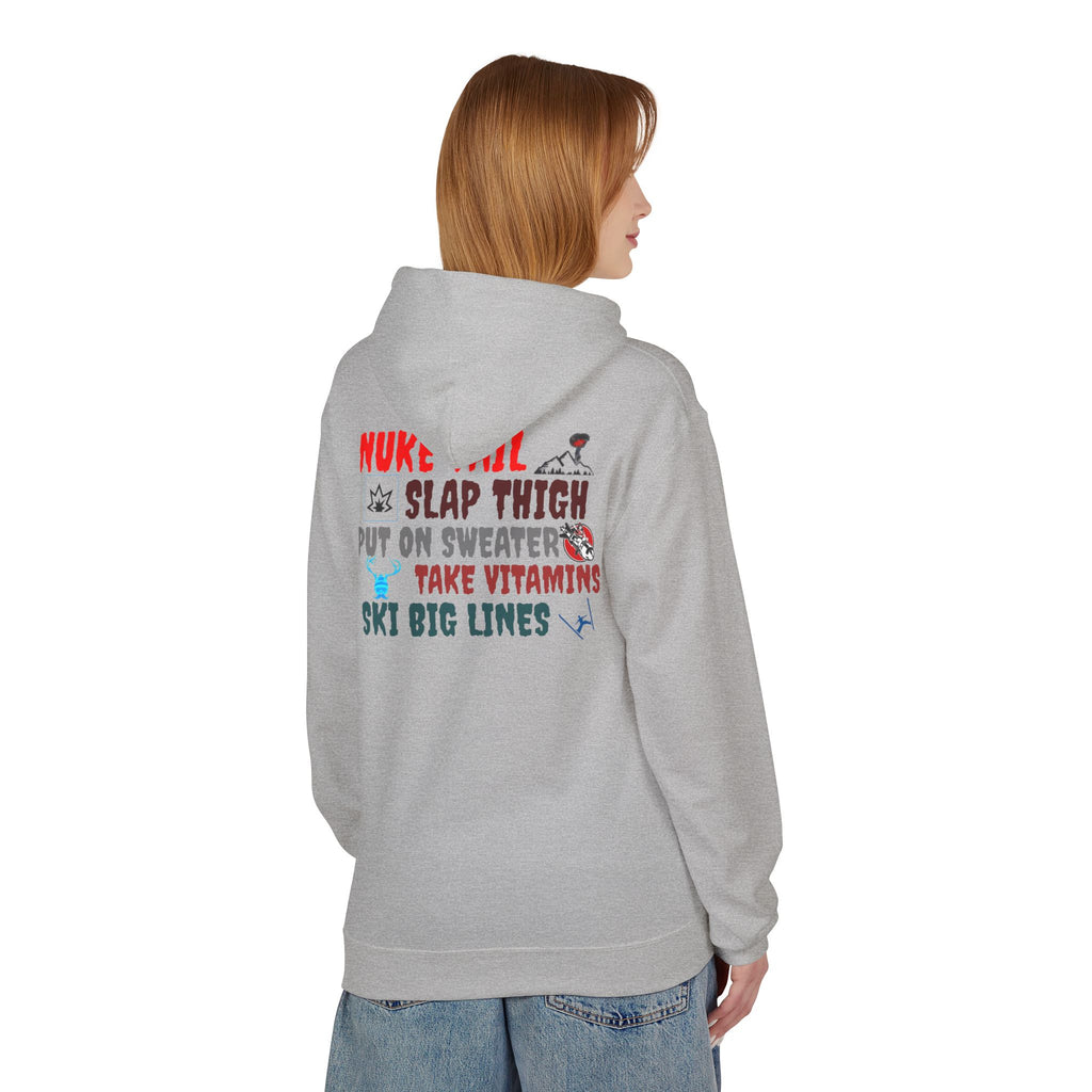 NUKE VAIL - THE PLAN HOODED SWEATSHIRT