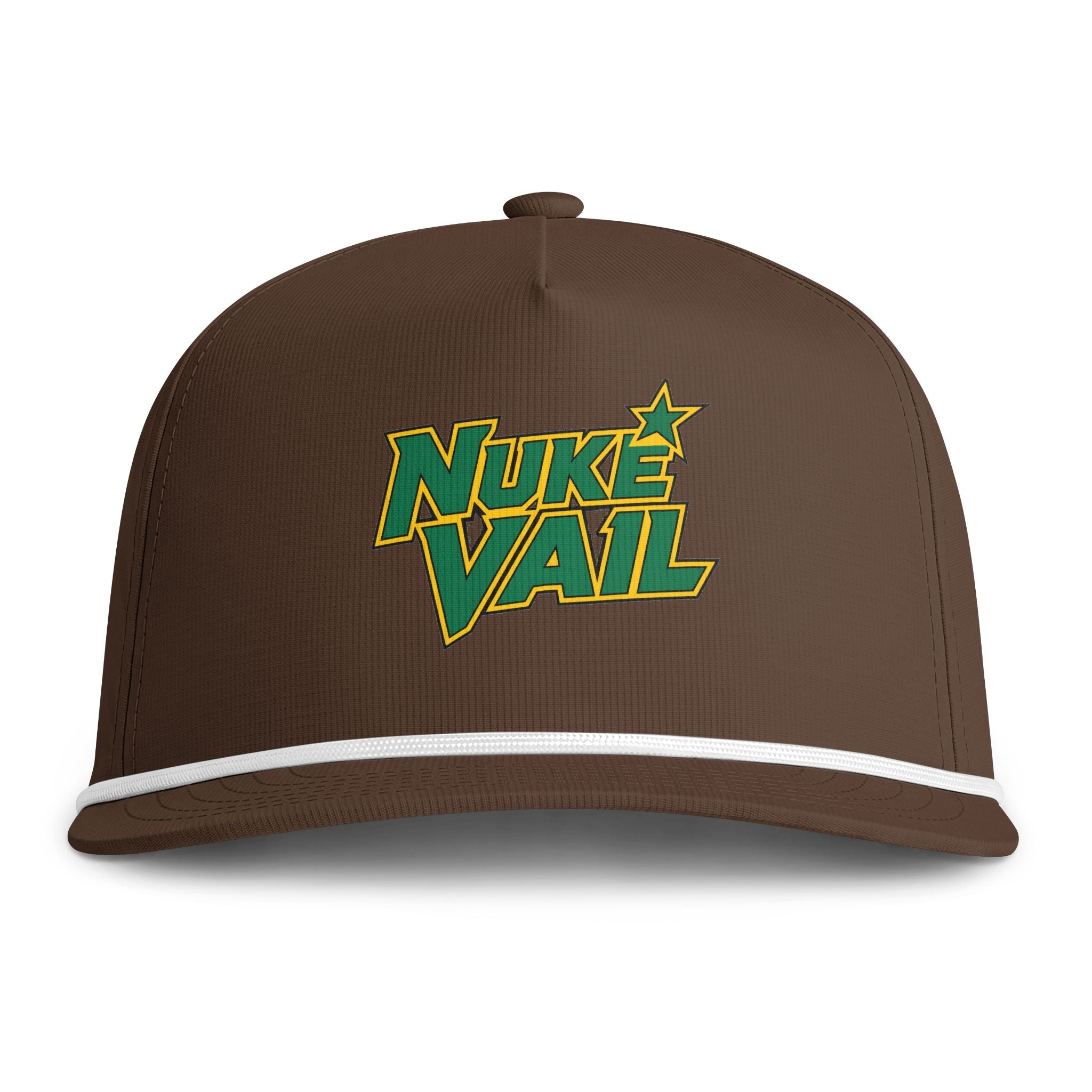 Sunwashed Rope Cap – Nuke Vail Retro Logo Baseball Hat