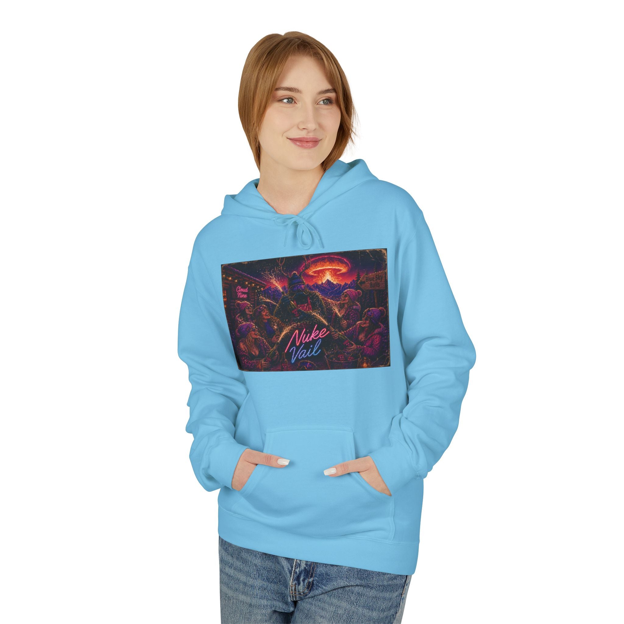 Nuke Vail Retro Cyberpunk Hoodie