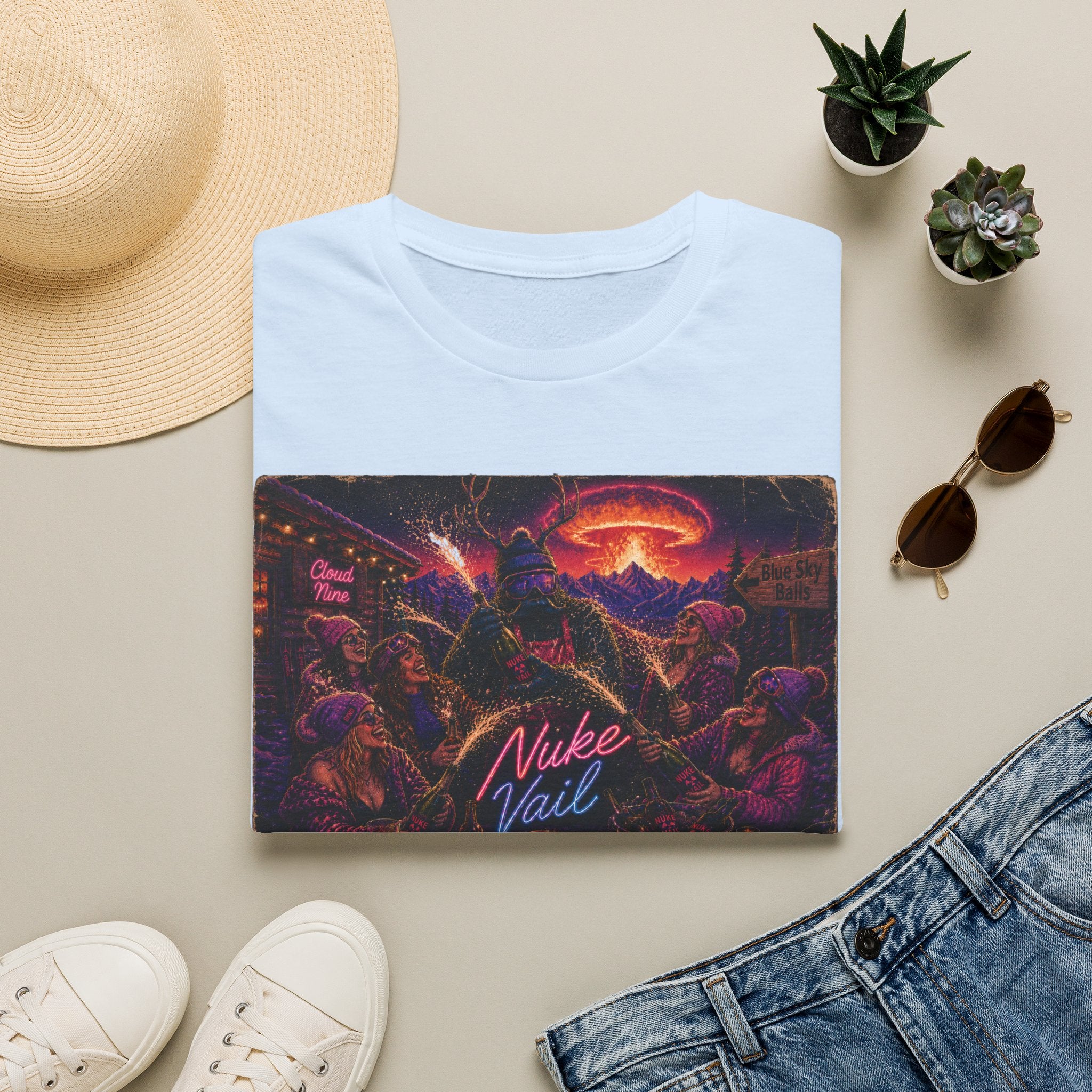Nuke Vail Apparel - Cloud 9 - Blue Sky Balls