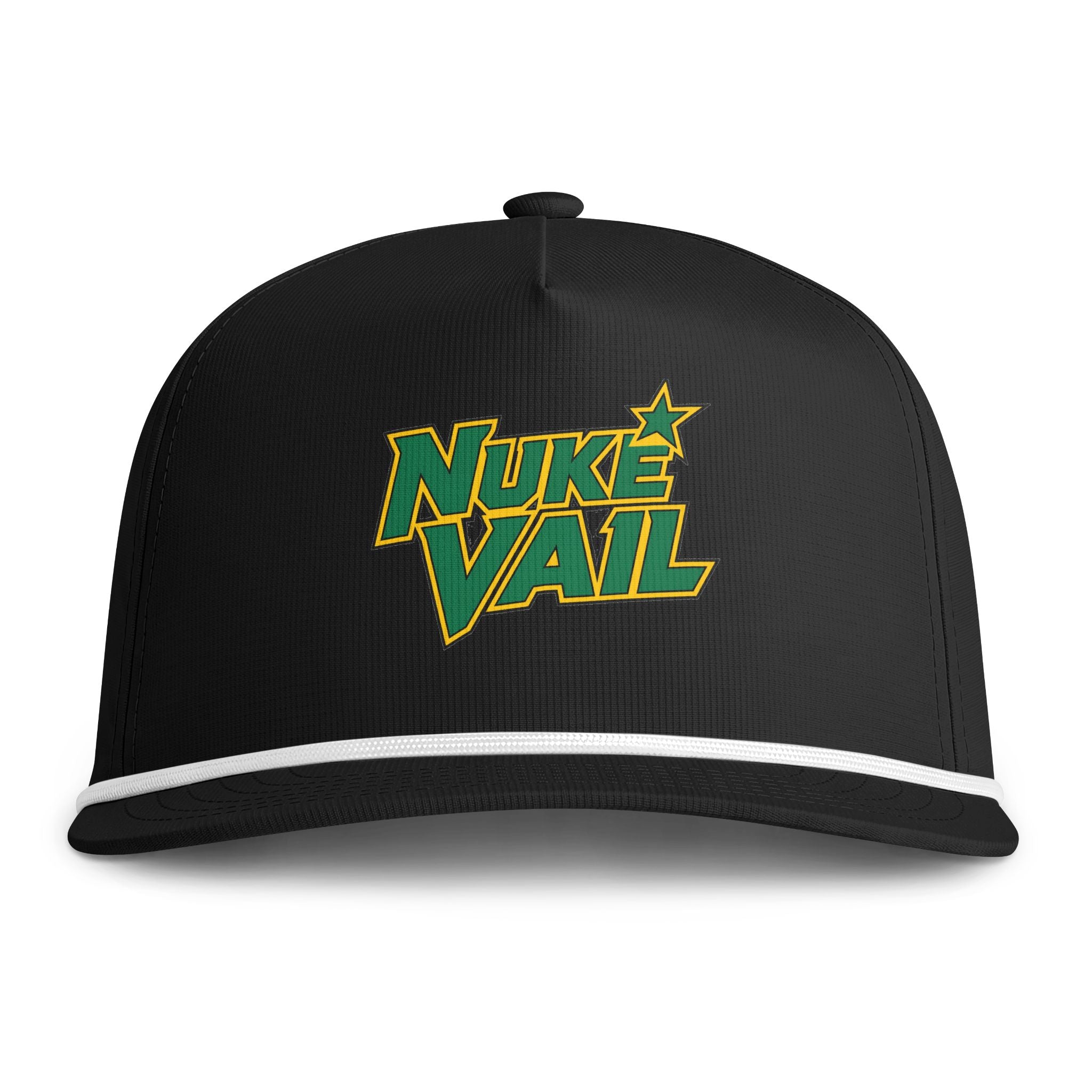 Sunwashed Rope Cap – Nuke Vail Retro Logo Baseball Hat