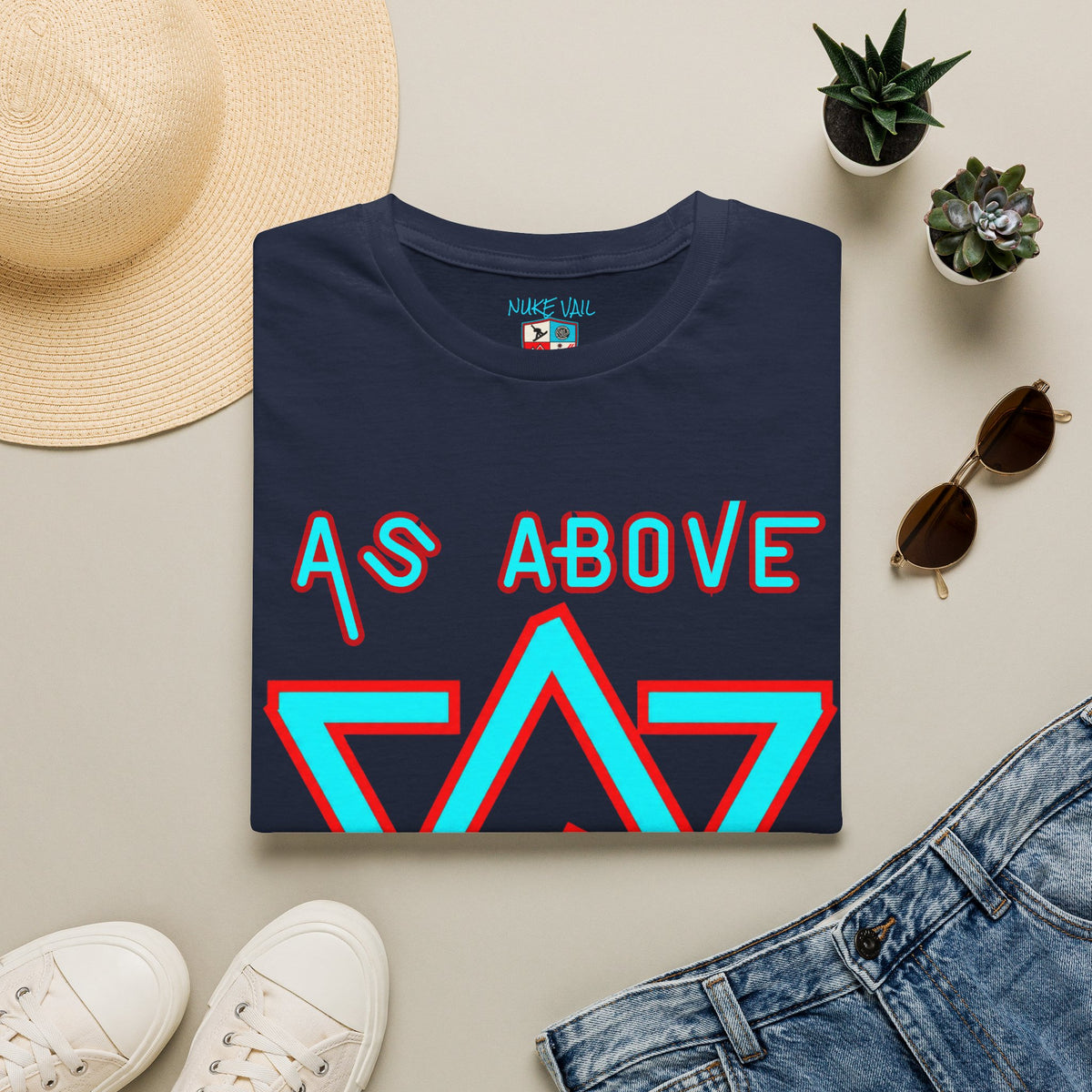 NUKE VAIL - THE ALCHEMIST - AS ABOVE SO BELOW TEE SHIRT