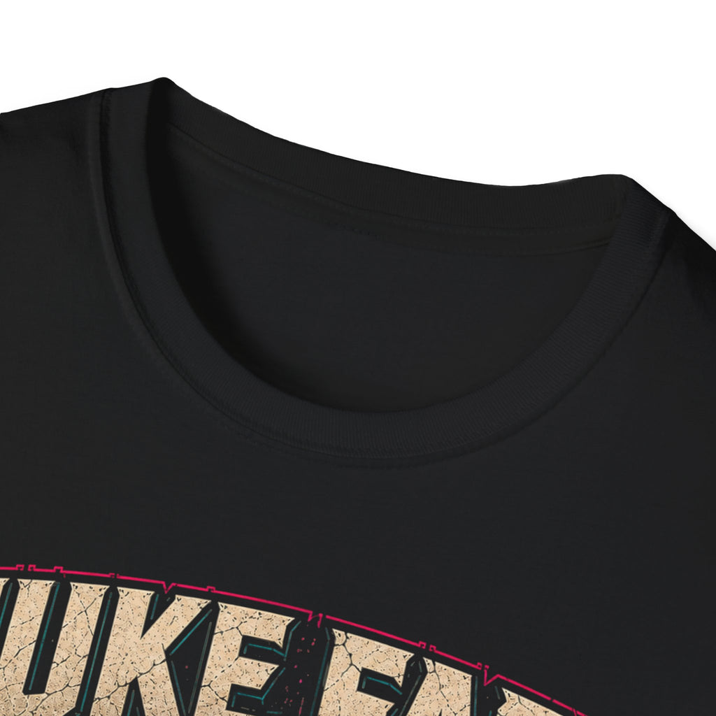 Nuke Face Graphic T-Shirt — Retro Gas Mask Skull Tee