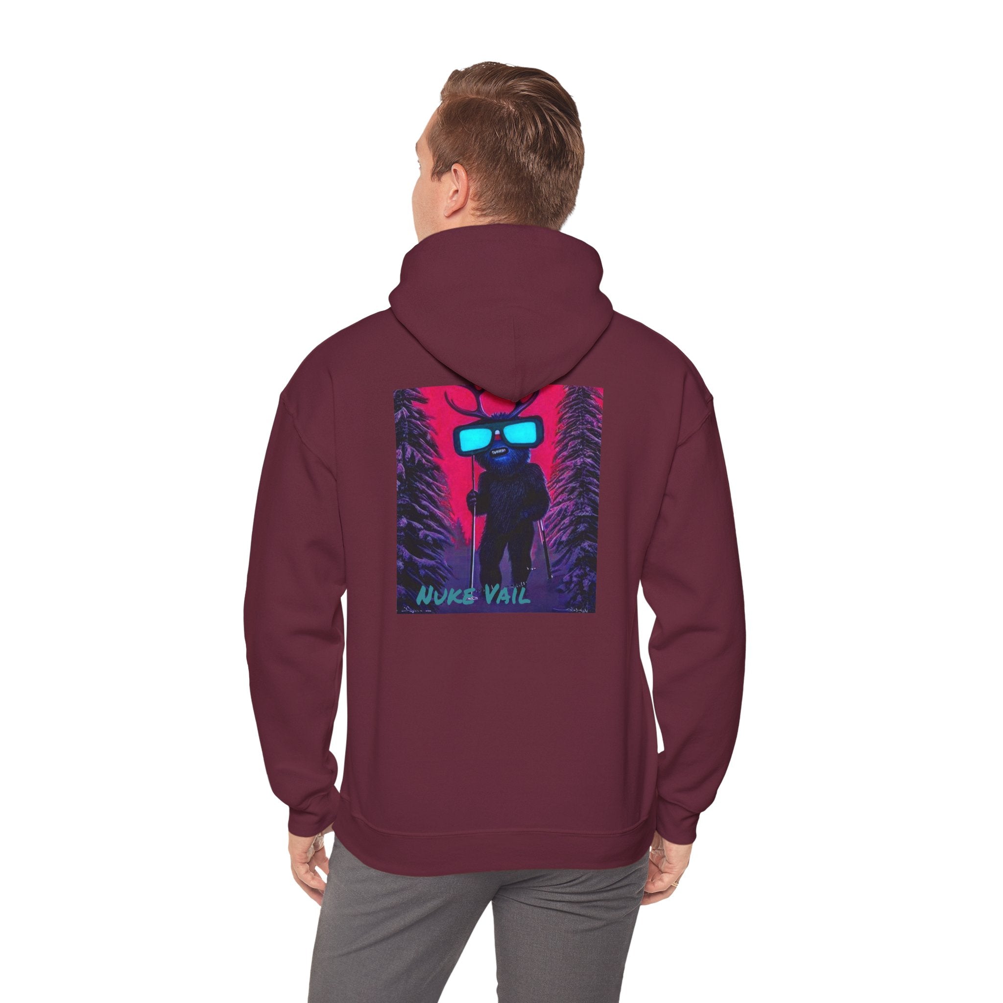 The Aftermath Hoodie - Retro Nuke Vail Ski Graphic