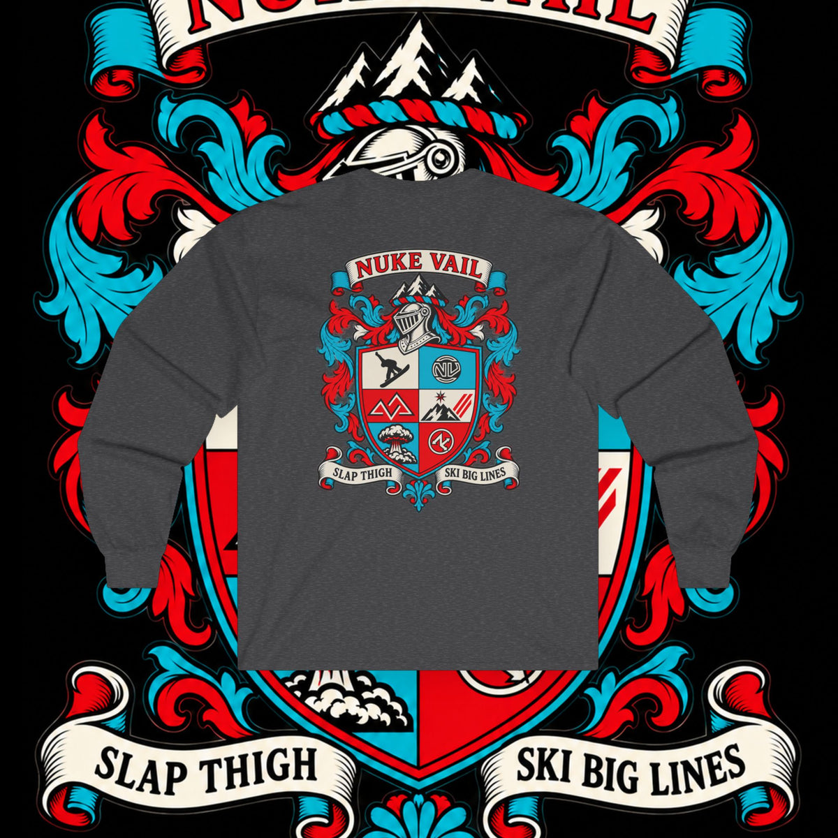 Long Sleeve Tee — Nuke Vail Crest Graphic