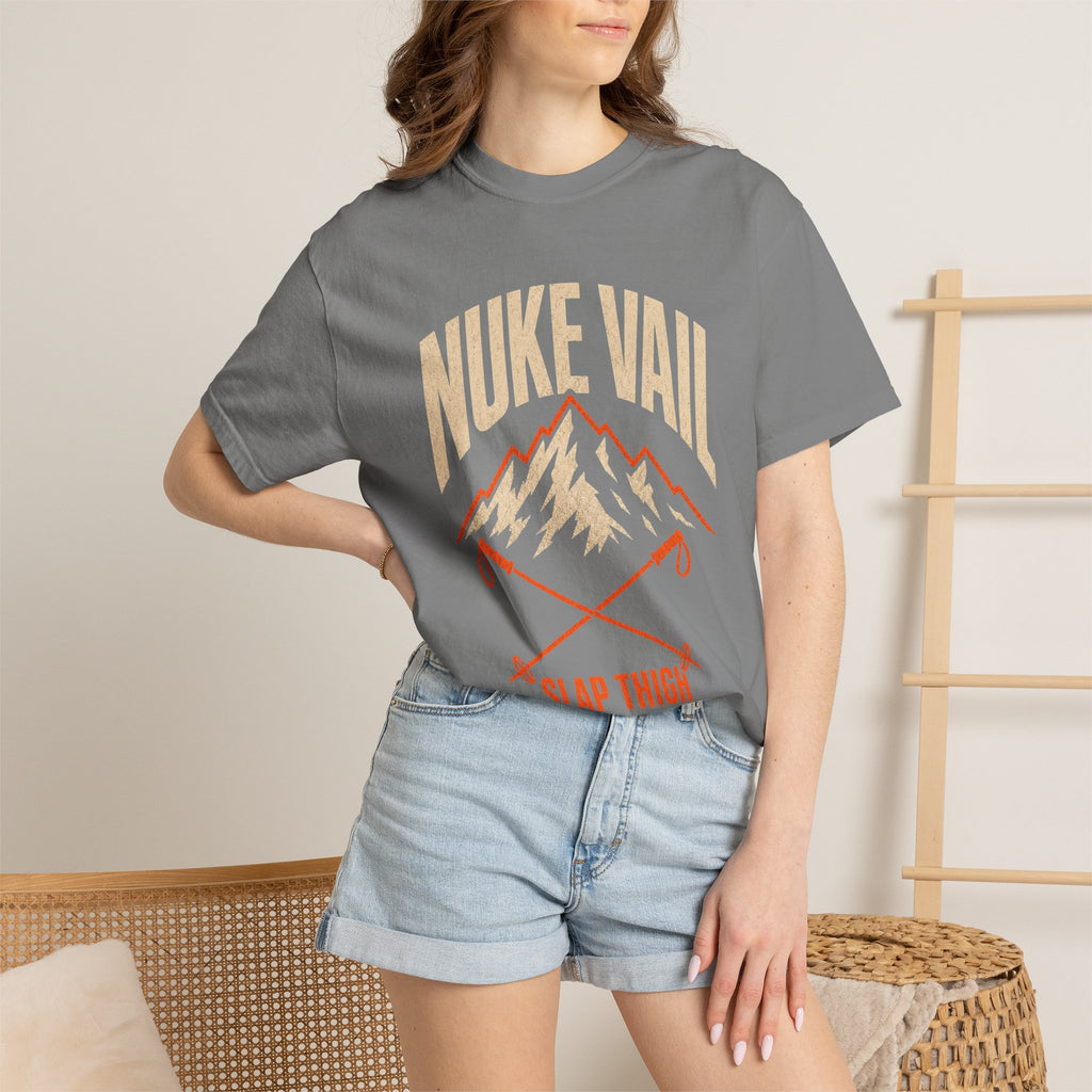 Nuke Vail "Slap Thigh Ski Big Lines" T-Shirt - Classic