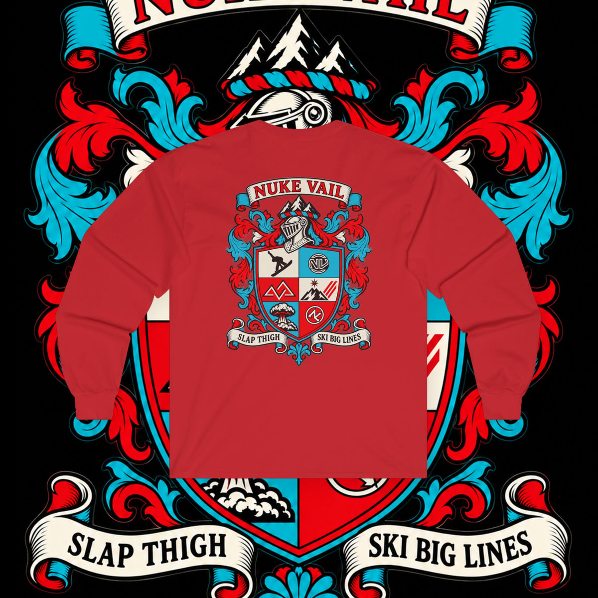 Long Sleeve Tee — Nuke Vail Crest Graphic