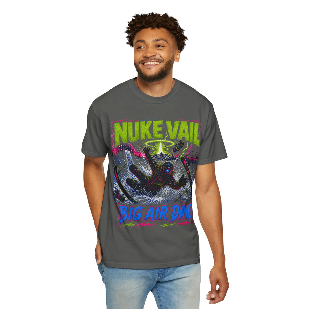 T-Shirt — "Nuke Vail" Big Air Dave Ski Graphic Tee