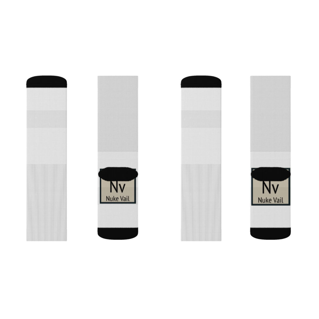 Nuke Vail Custom Photo Crew Socks