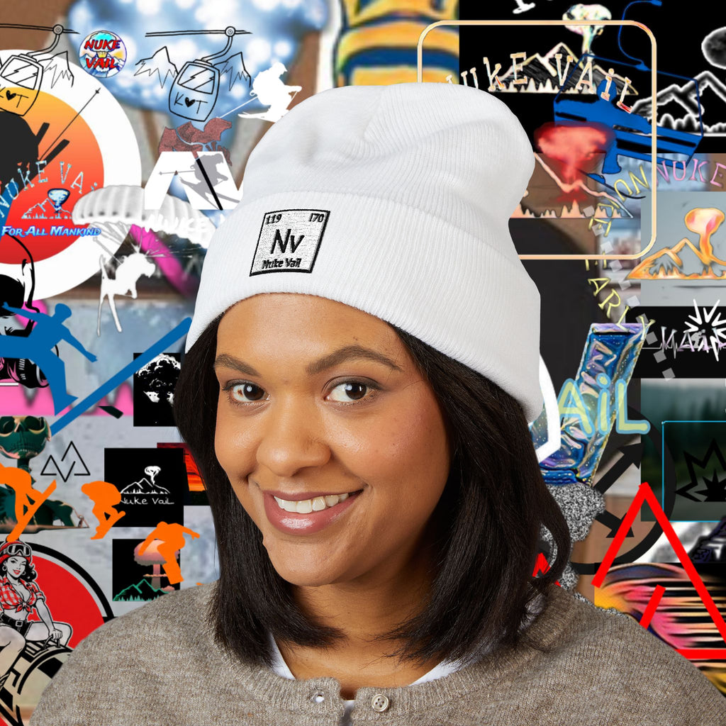 Embroidered Nuke Vail Classic Cuffed Beanie — Element 119