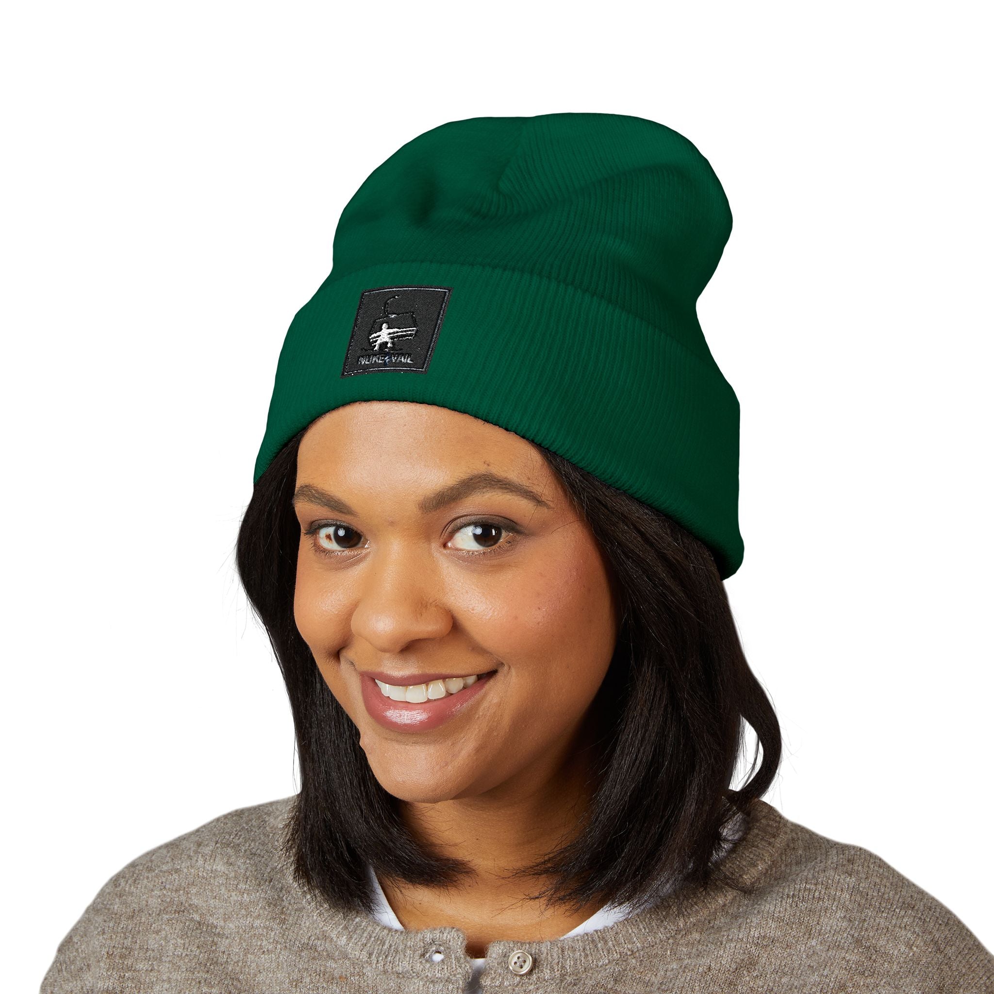 Classic Cuffed Beanie — Embroidered CHAIRLIFT PATCH