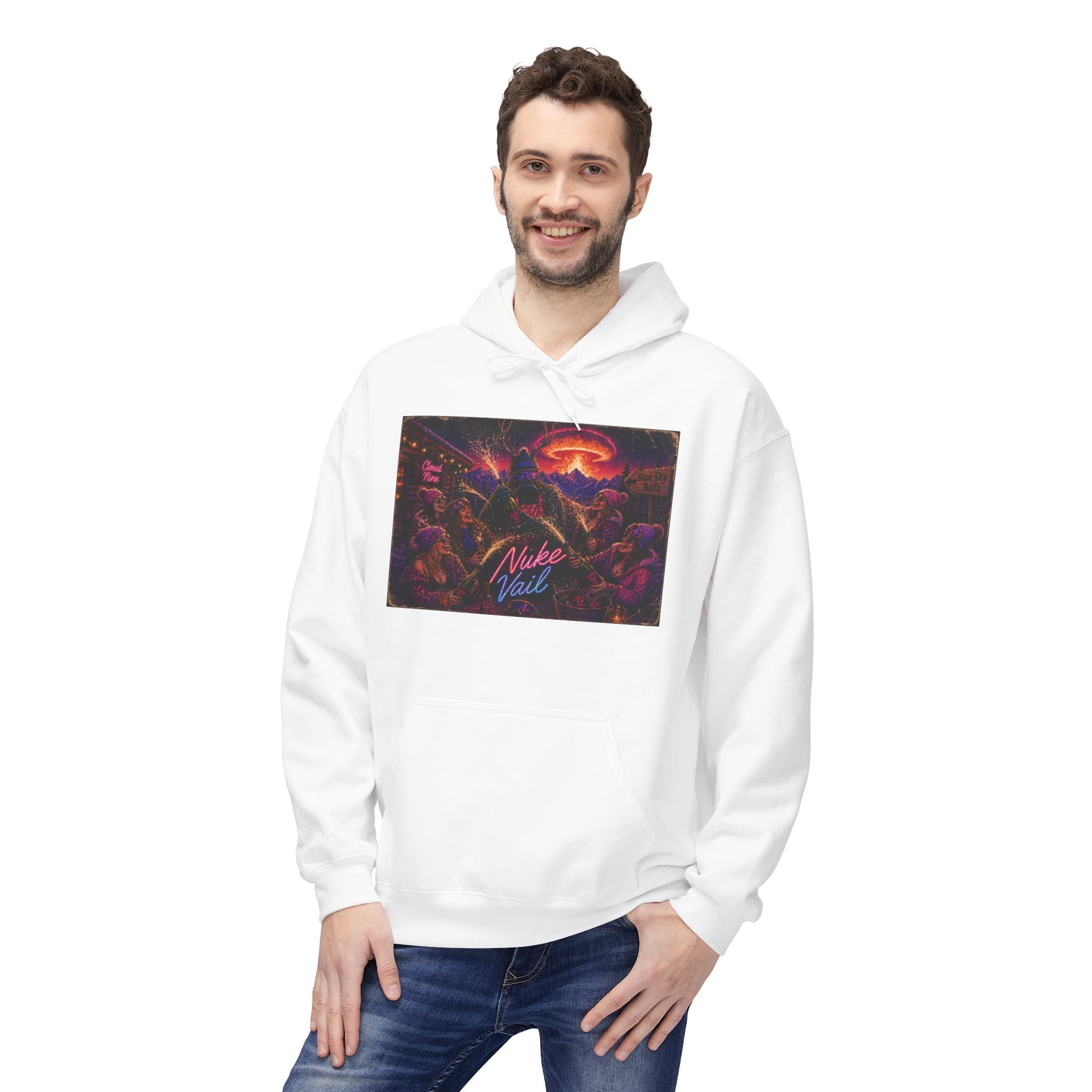 Nuke Vail Retro Cyberpunk Hoodie