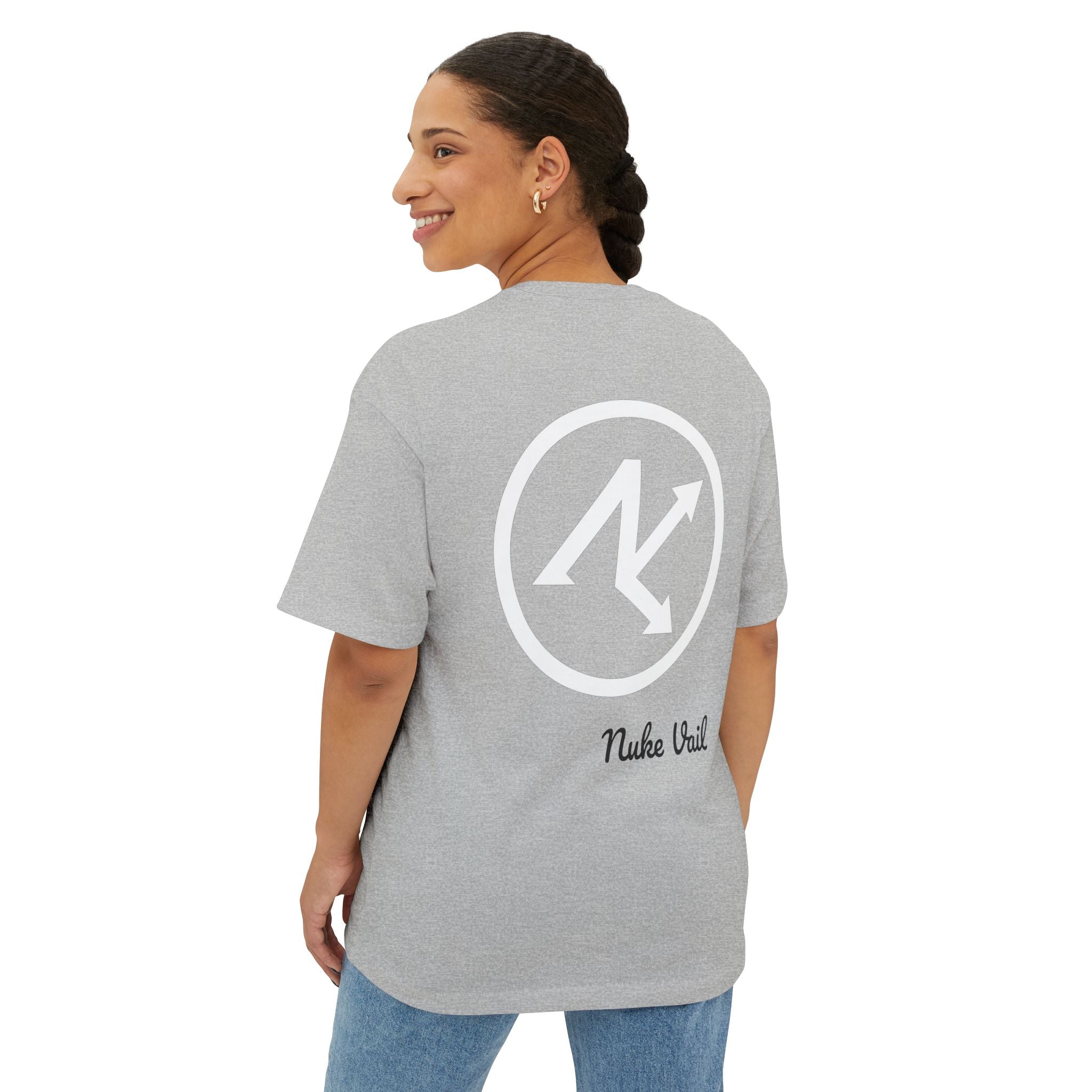 Nuke Vail Logo Tee — Oversized Boxy Short-Sleeve T-Shirt