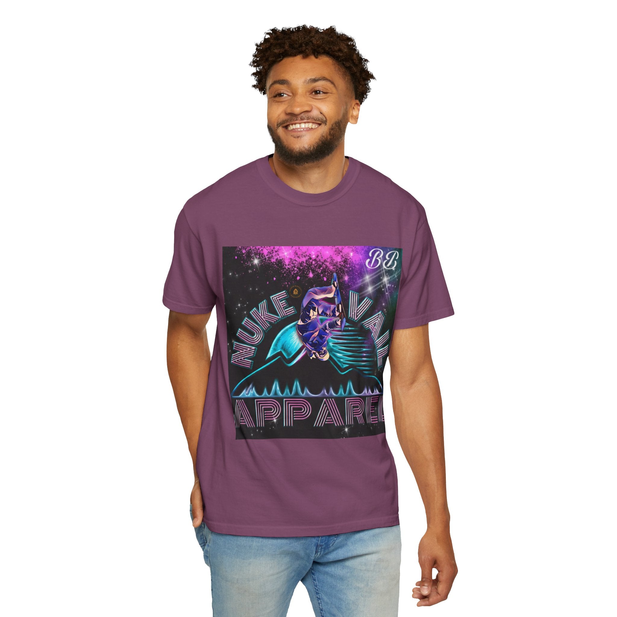 Nuke Vail Retro Vaporwave Ski Tee