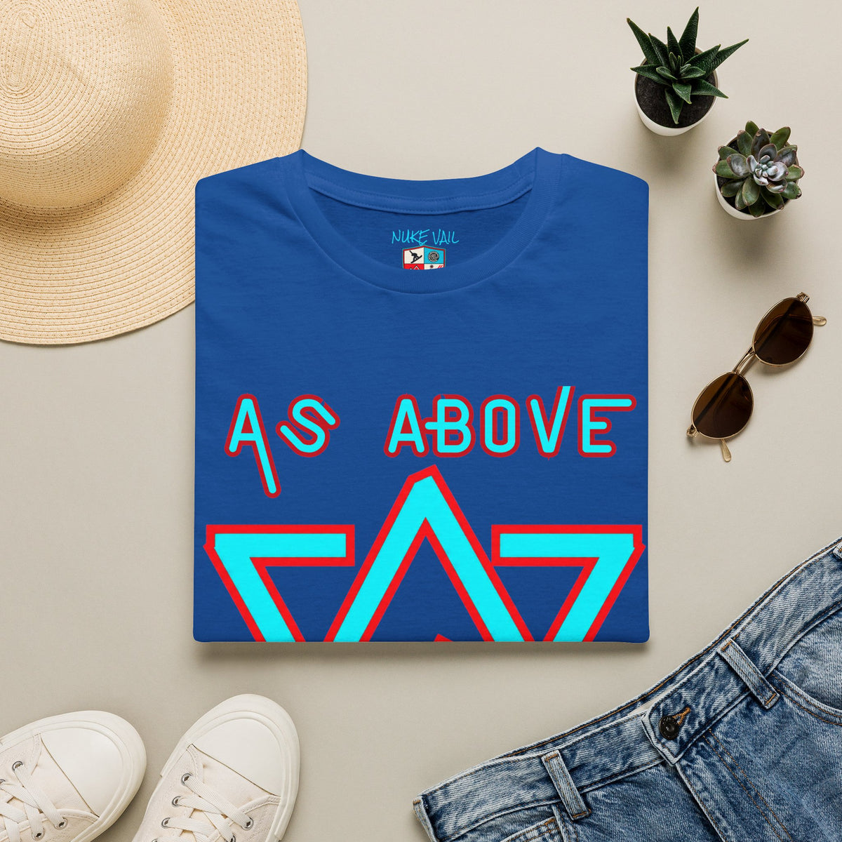 NUKE VAIL - THE ALCHEMIST - AS ABOVE SO BELOW TEE SHIRT