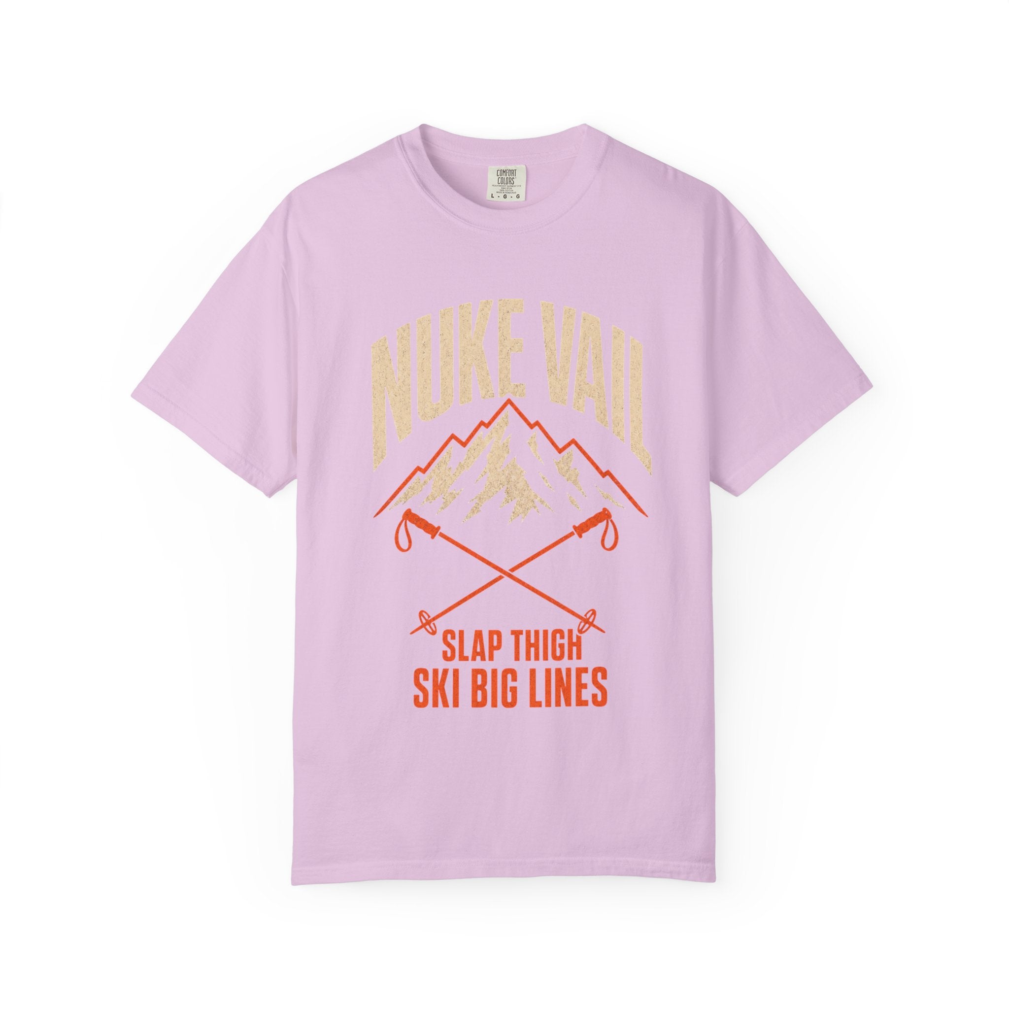 Nuke Vail "Slap Thigh Ski Big Lines" T-Shirt - Classic
