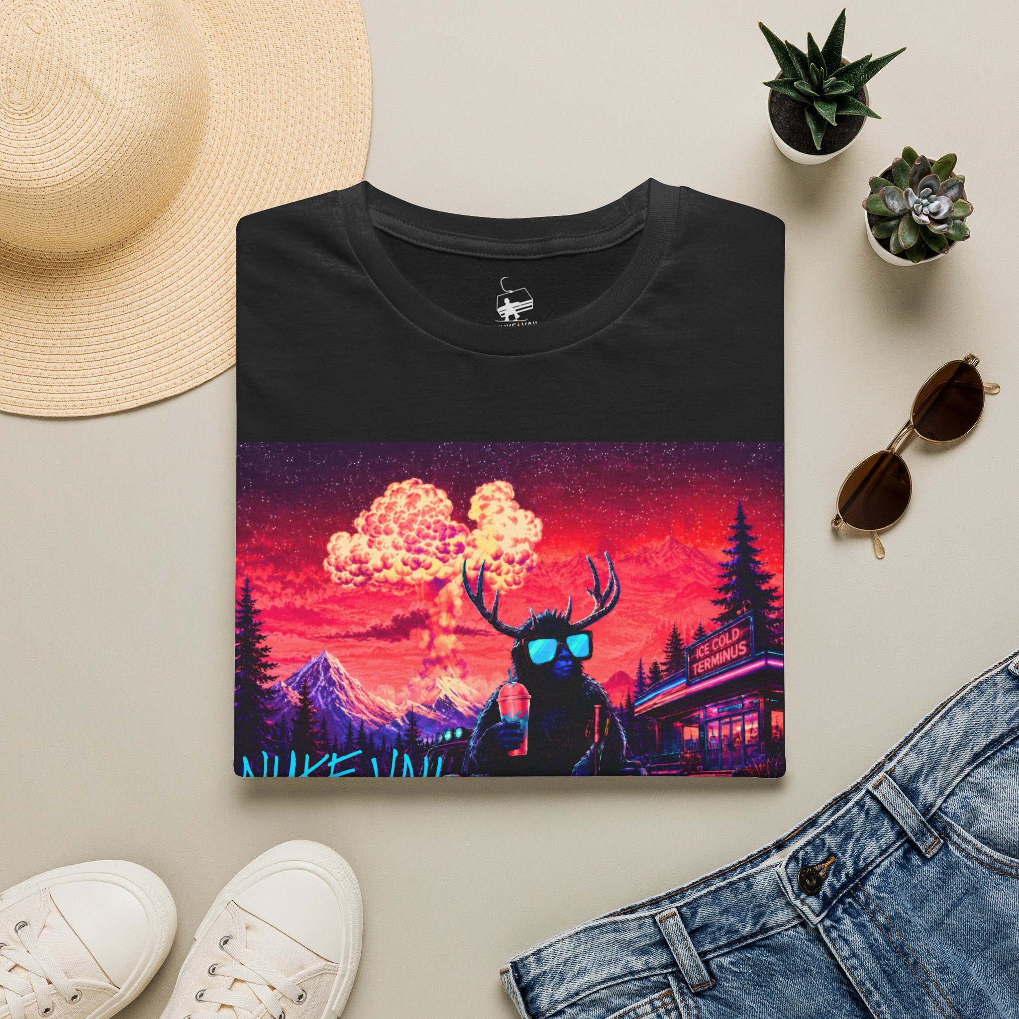 NUKE VAIL - RETRO GRAPHIC TEE - slushy