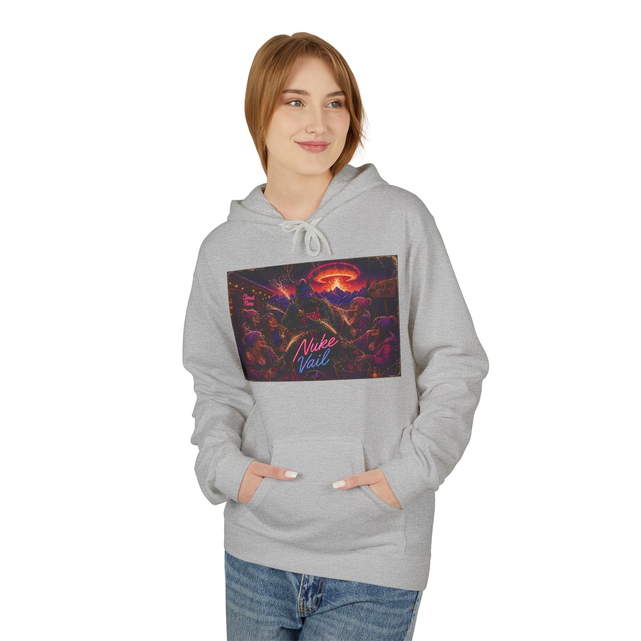Nuke Vail Retro Cyberpunk Hoodie