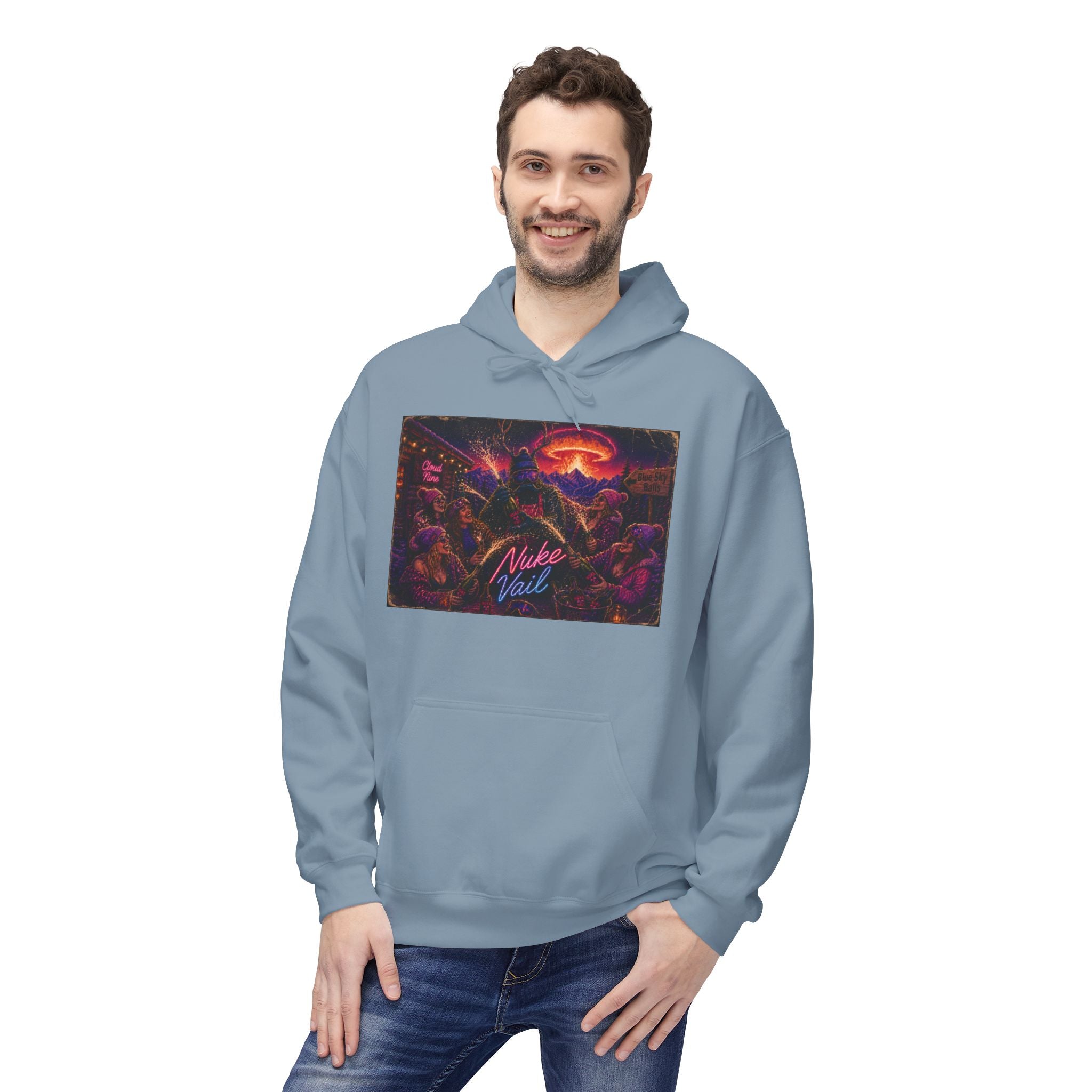 Nuke Vail Retro Cyberpunk Hoodie