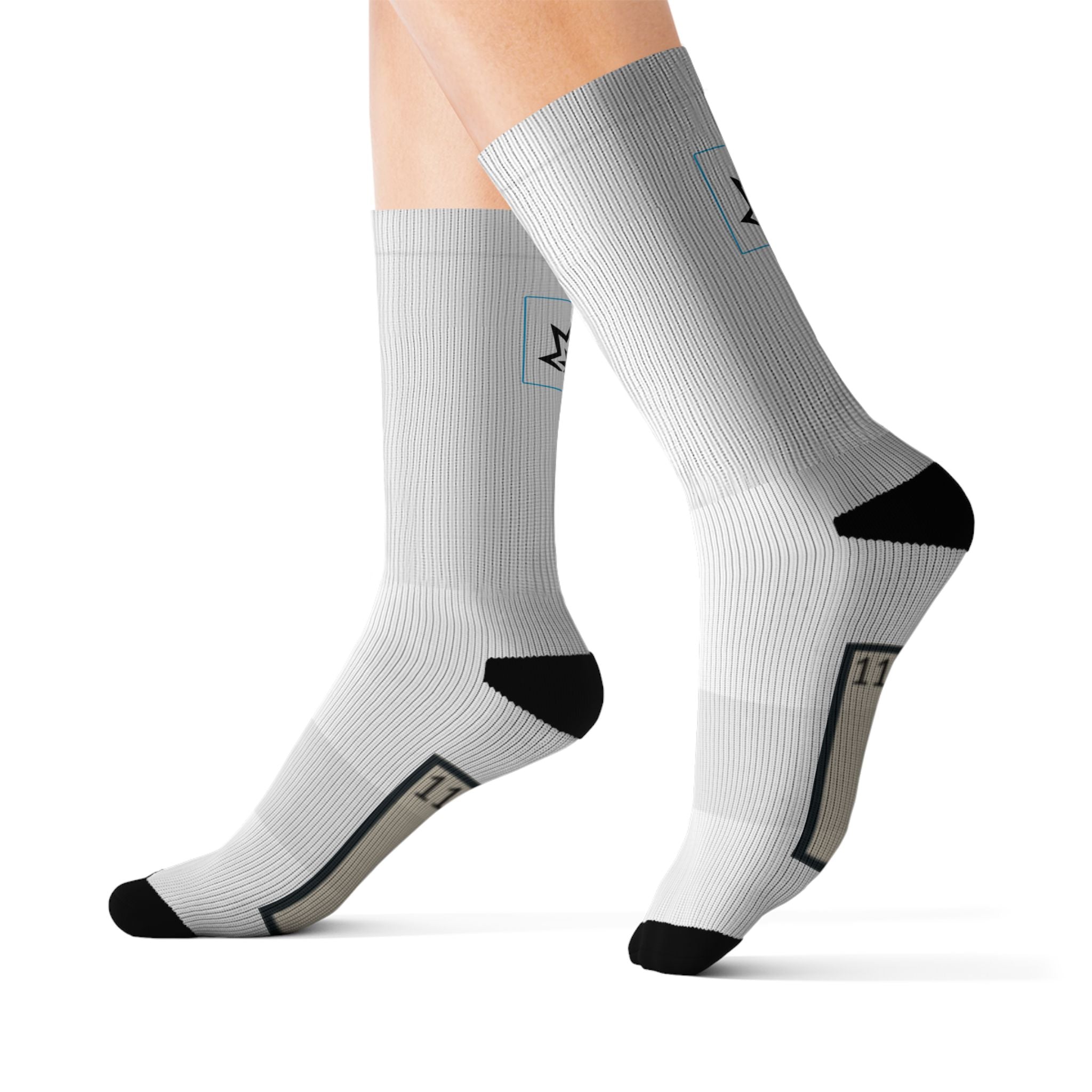Nuke Vail Custom Photo Crew Socks