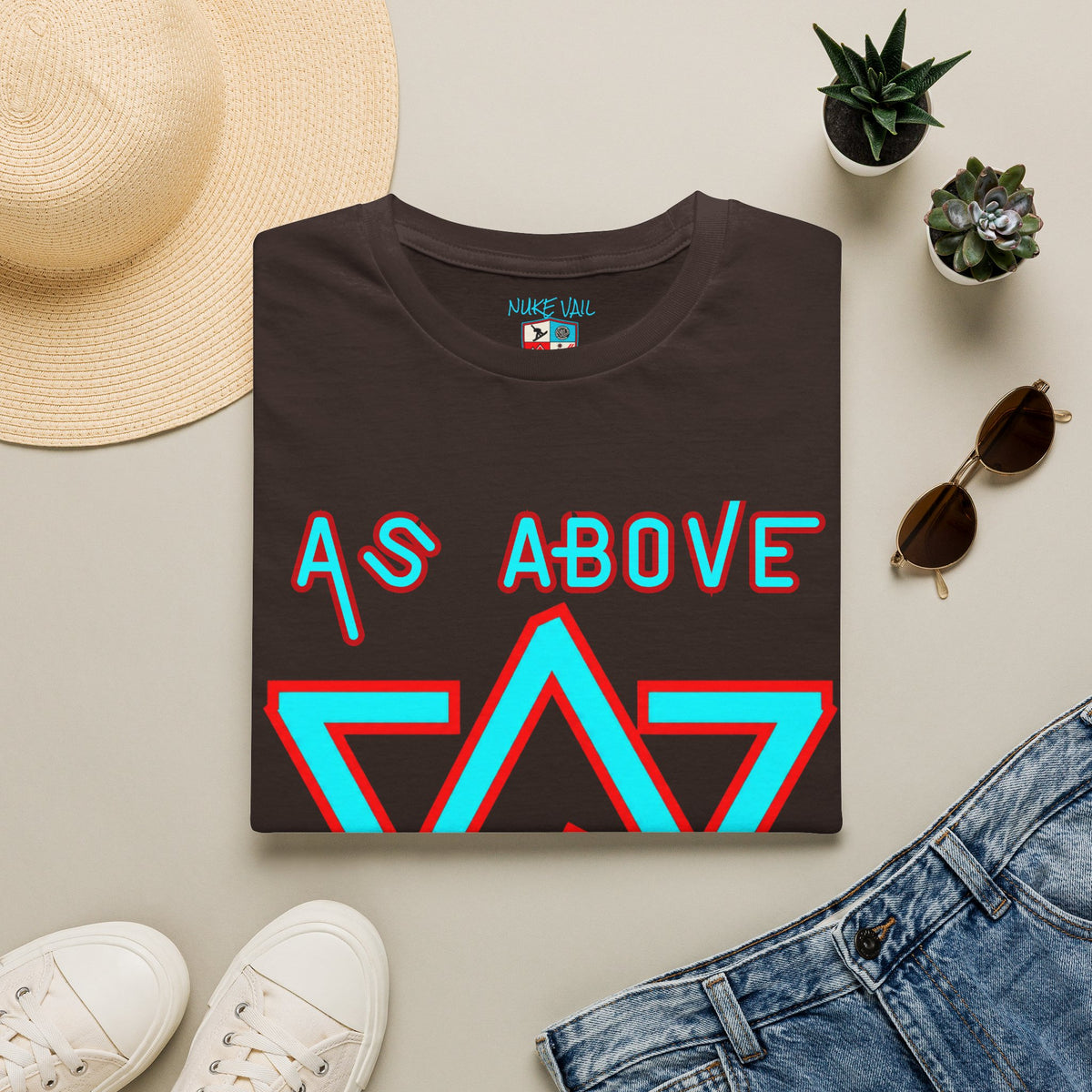 NUKE VAIL - THE ALCHEMIST - AS ABOVE SO BELOW TEE SHIRT