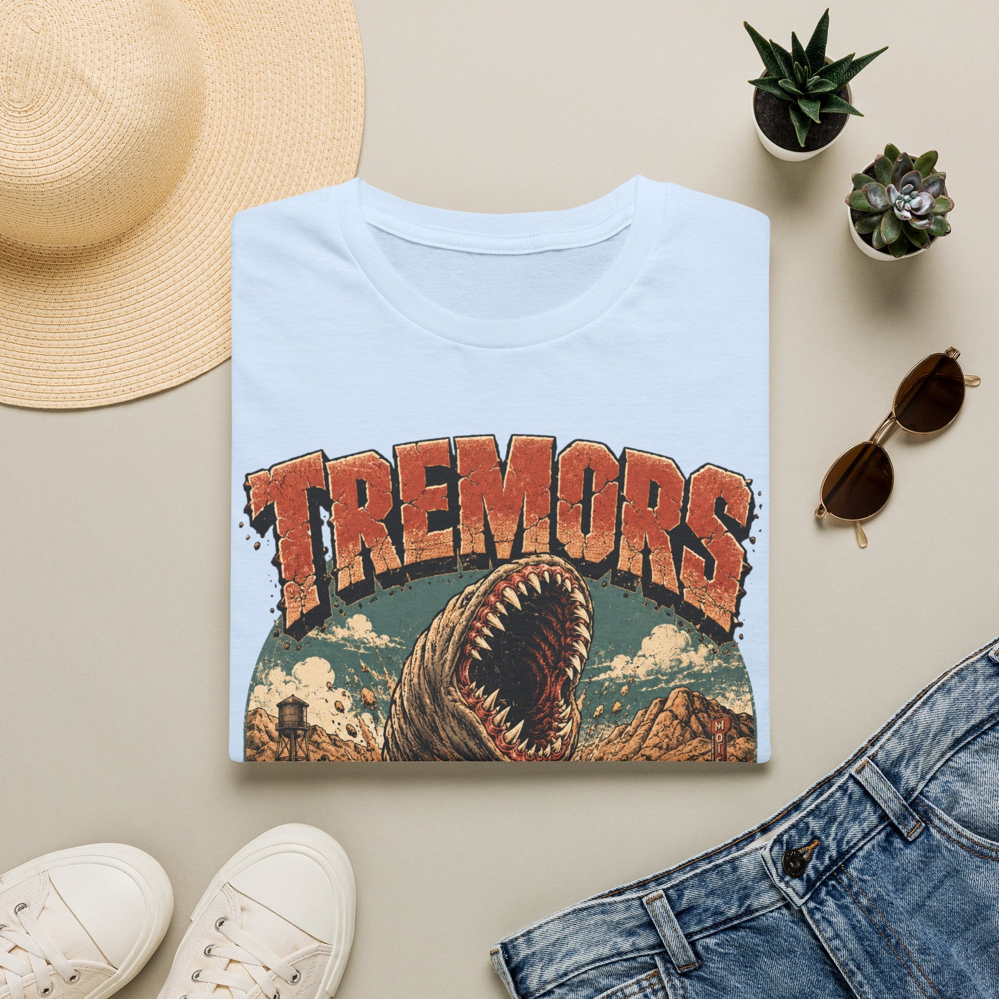 T-Shirt — Tremors Vintage Movie Poster Design - nuke vail collab