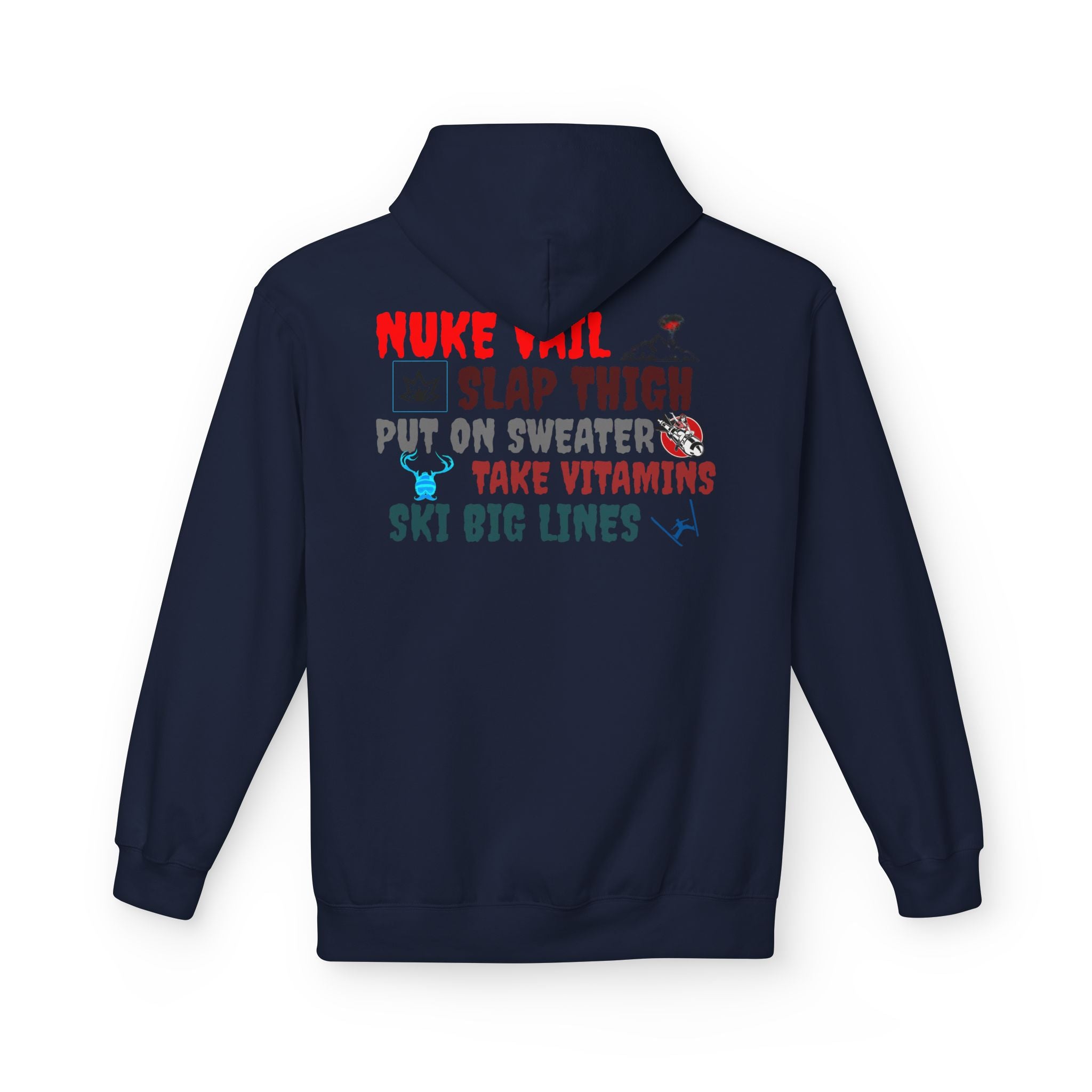 NUKE VAIL - THE PLAN HOODED SWEATSHIRT