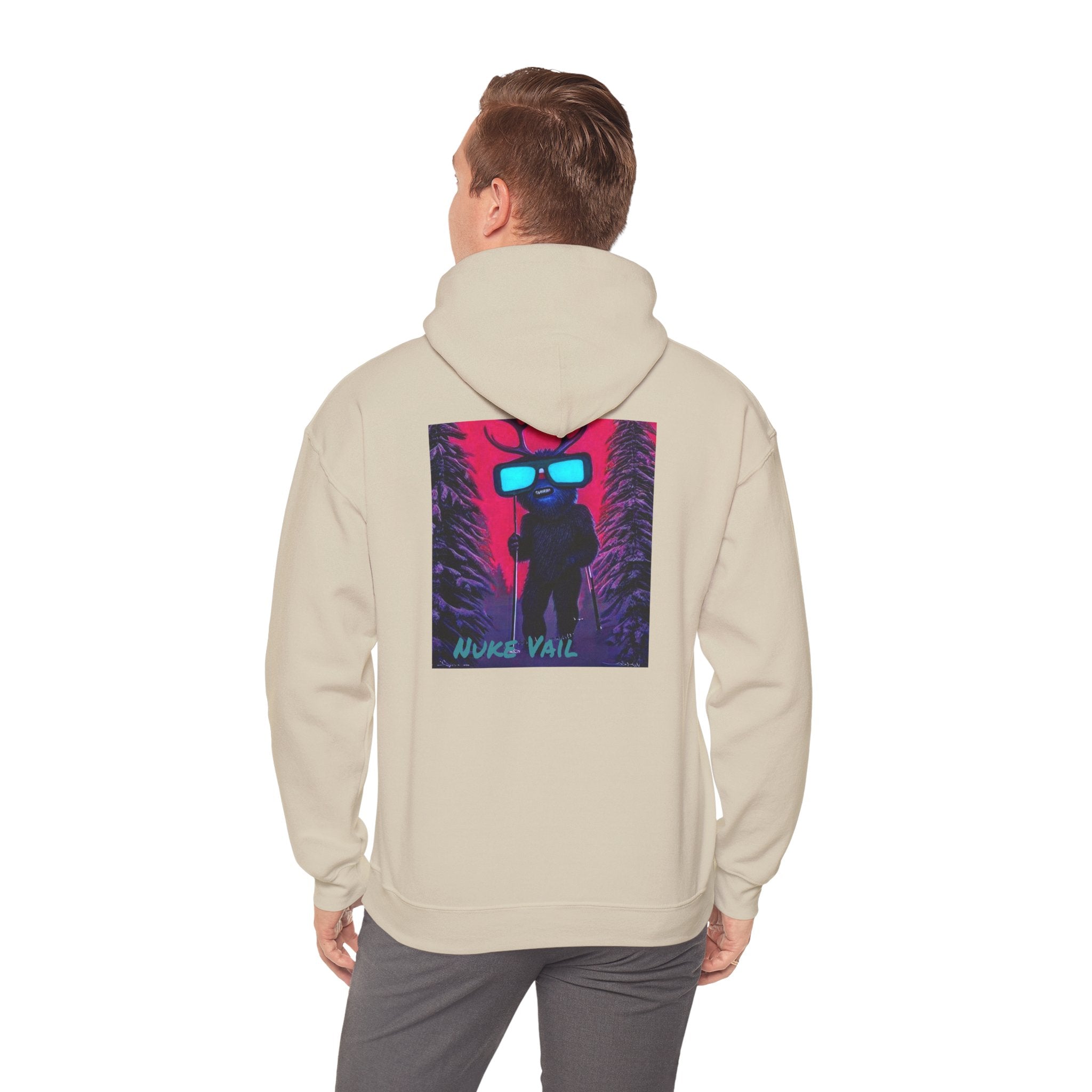 The Aftermath Hoodie - Retro Nuke Vail Ski Graphic
