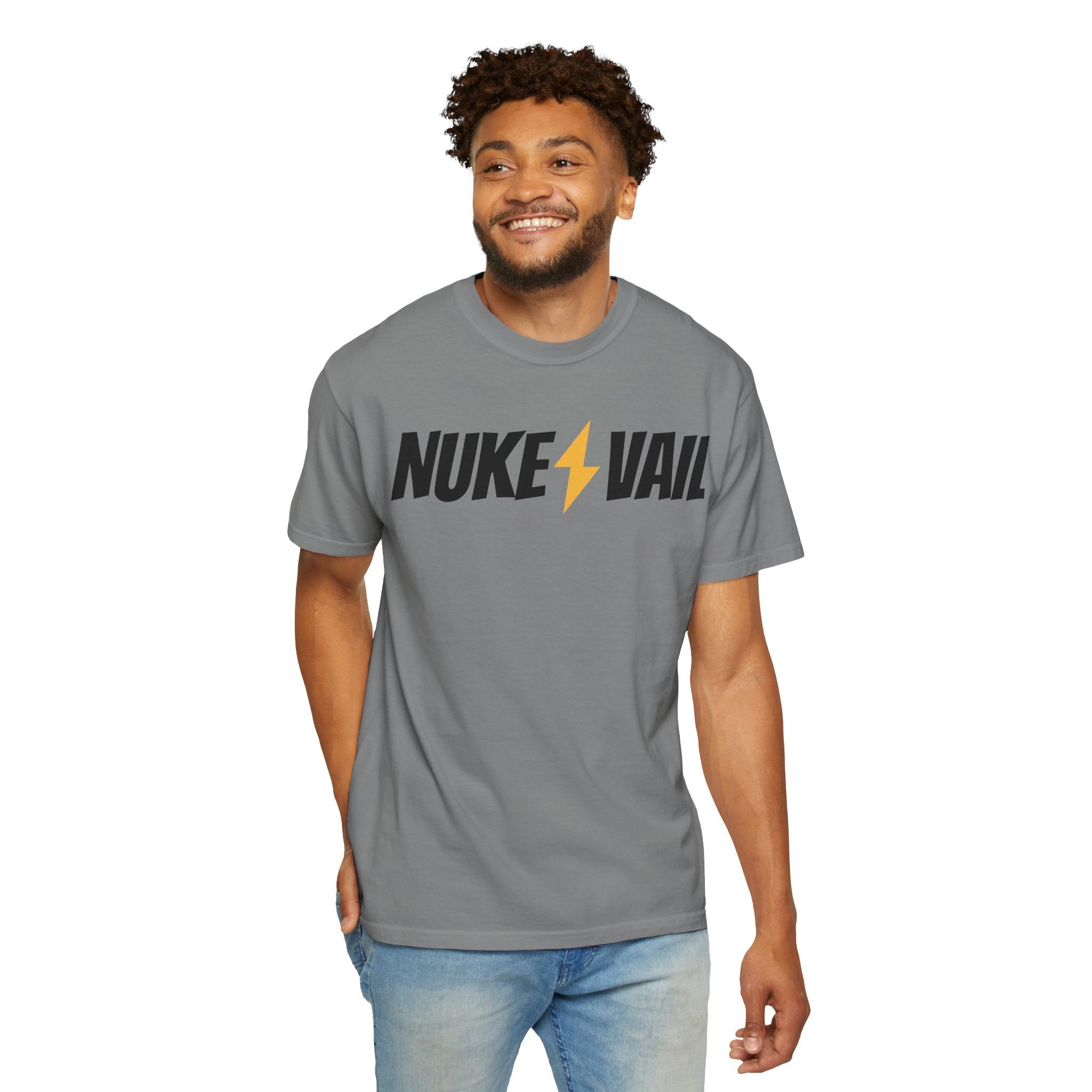 Skate Punk T-Shirt — "Nuke Vail" Graphic Tee Featuring Saint Queeblo