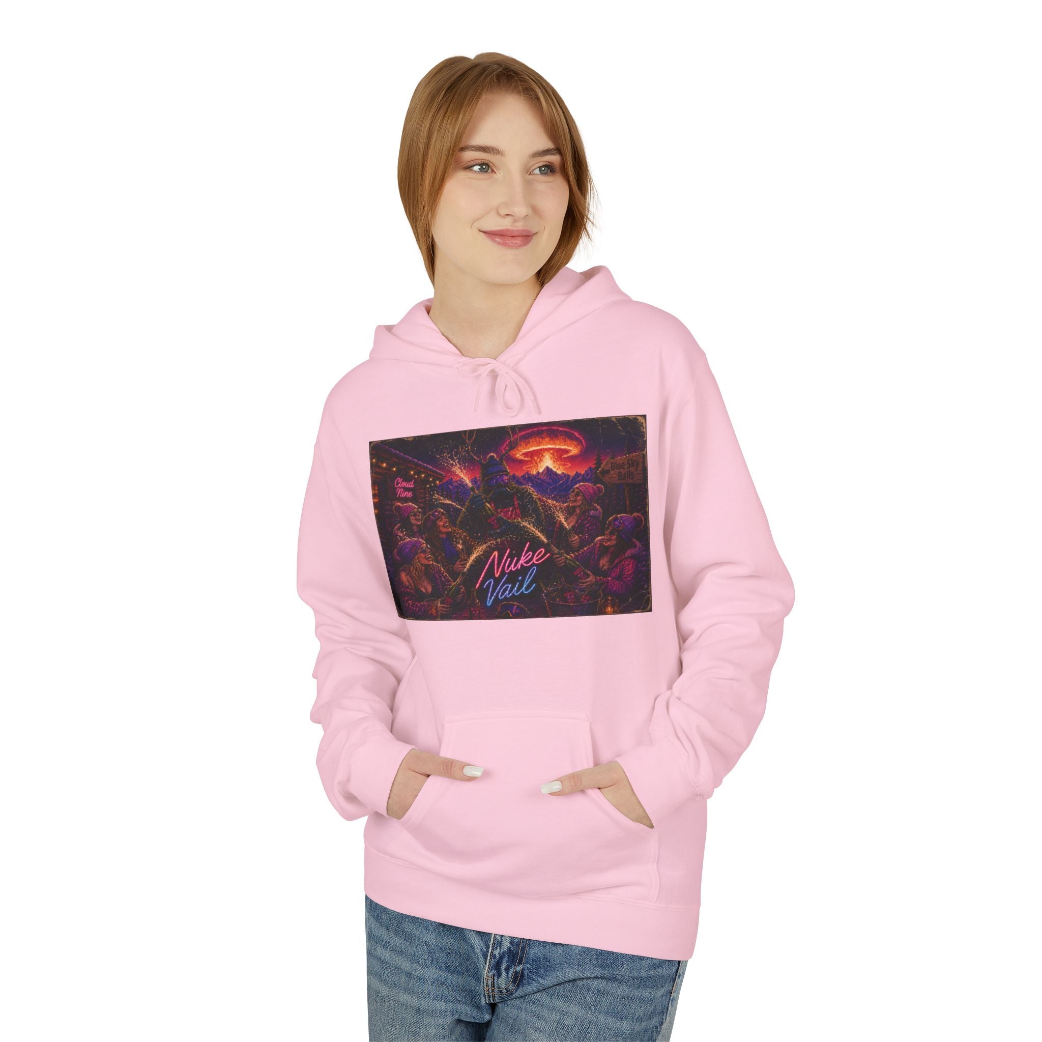Nuke Vail Retro Cyberpunk Hoodie