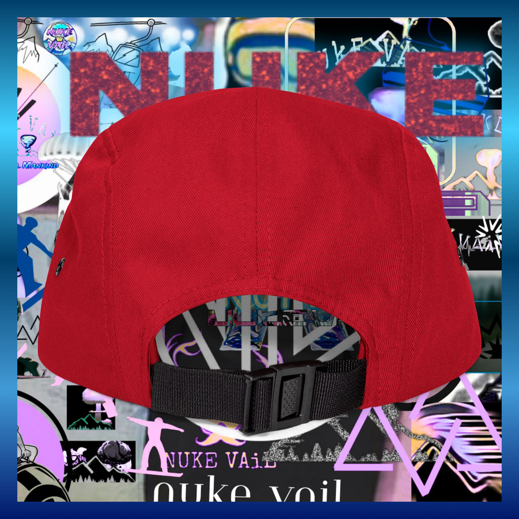 5 Panel Cap (Embroidery) - Nuke Vail slop