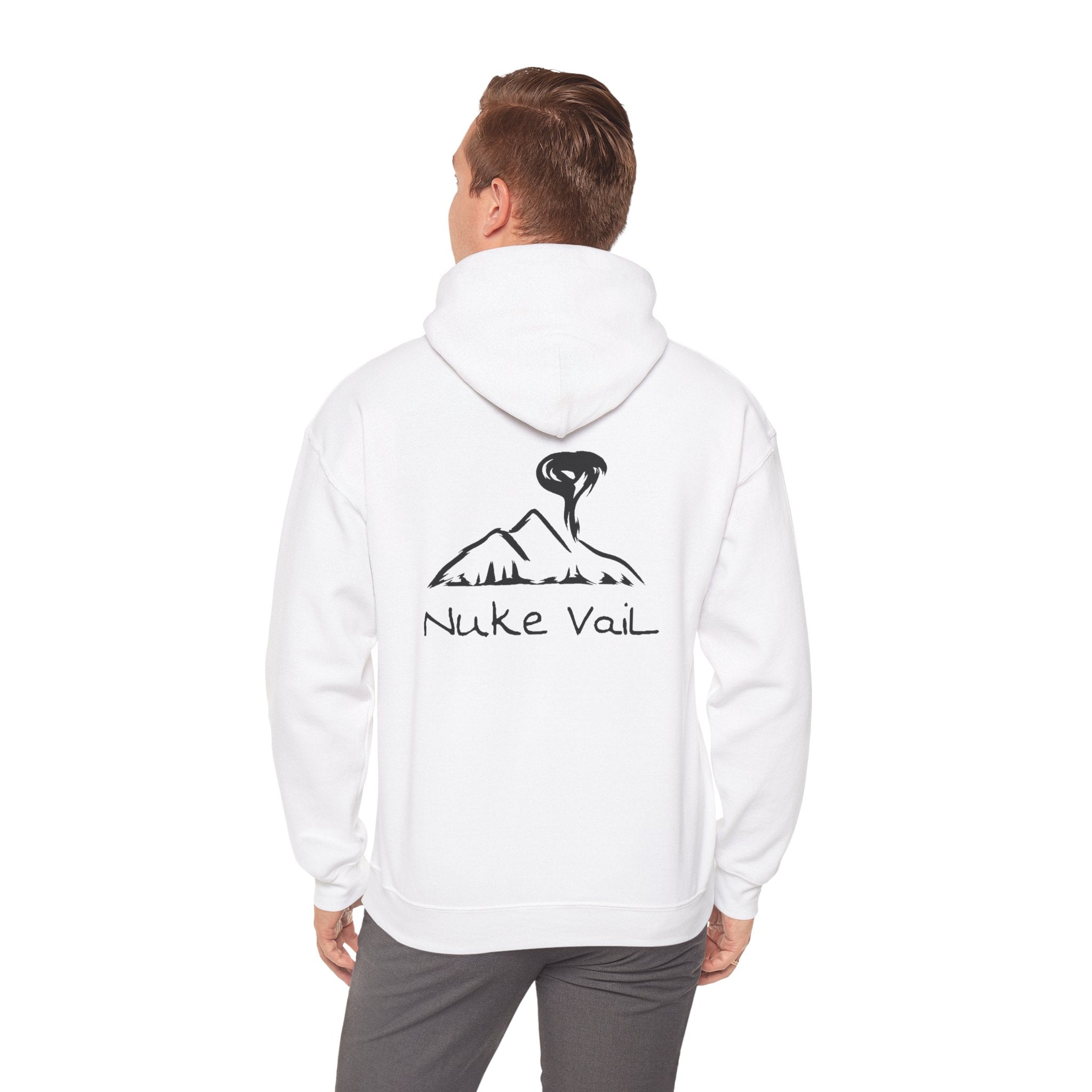 Classic Nuke Vail Snowboarder Logo -- Unisex Heavy Blend™ Hooded Sweatshirt