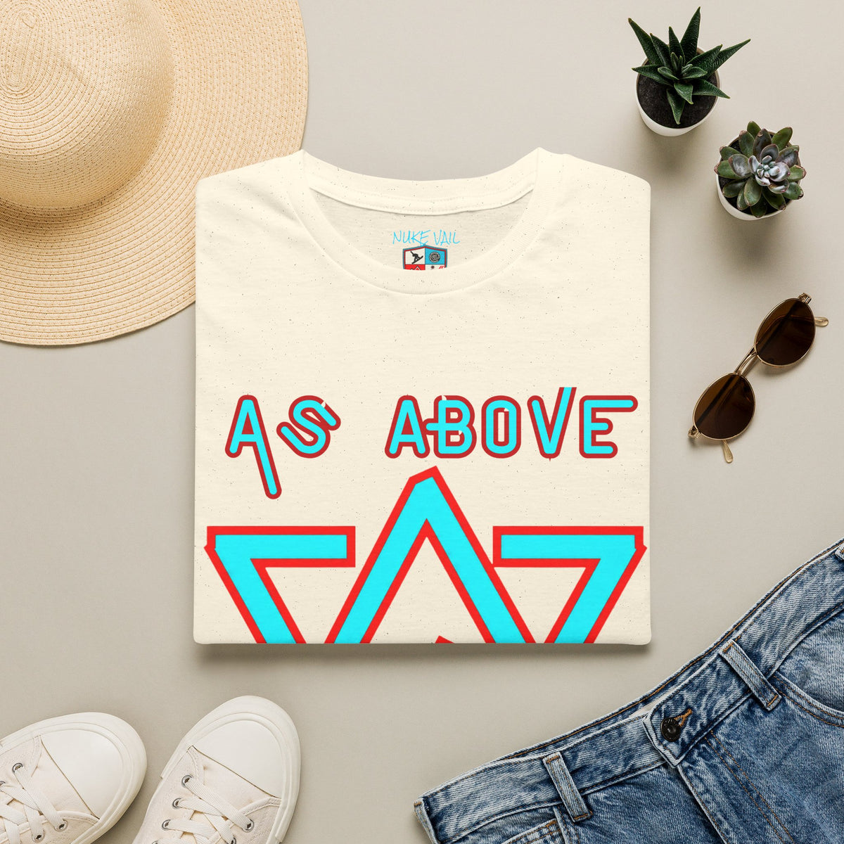 NUKE VAIL - THE ALCHEMIST - AS ABOVE SO BELOW TEE SHIRT
