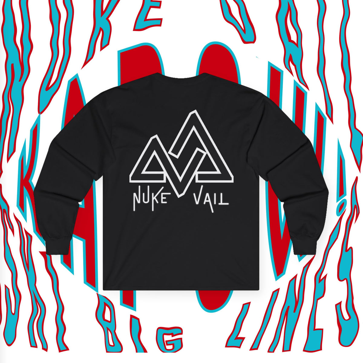 Unisex Nuke Vail Star Logo Ultra Cotton Long Sleeve Tee shirt