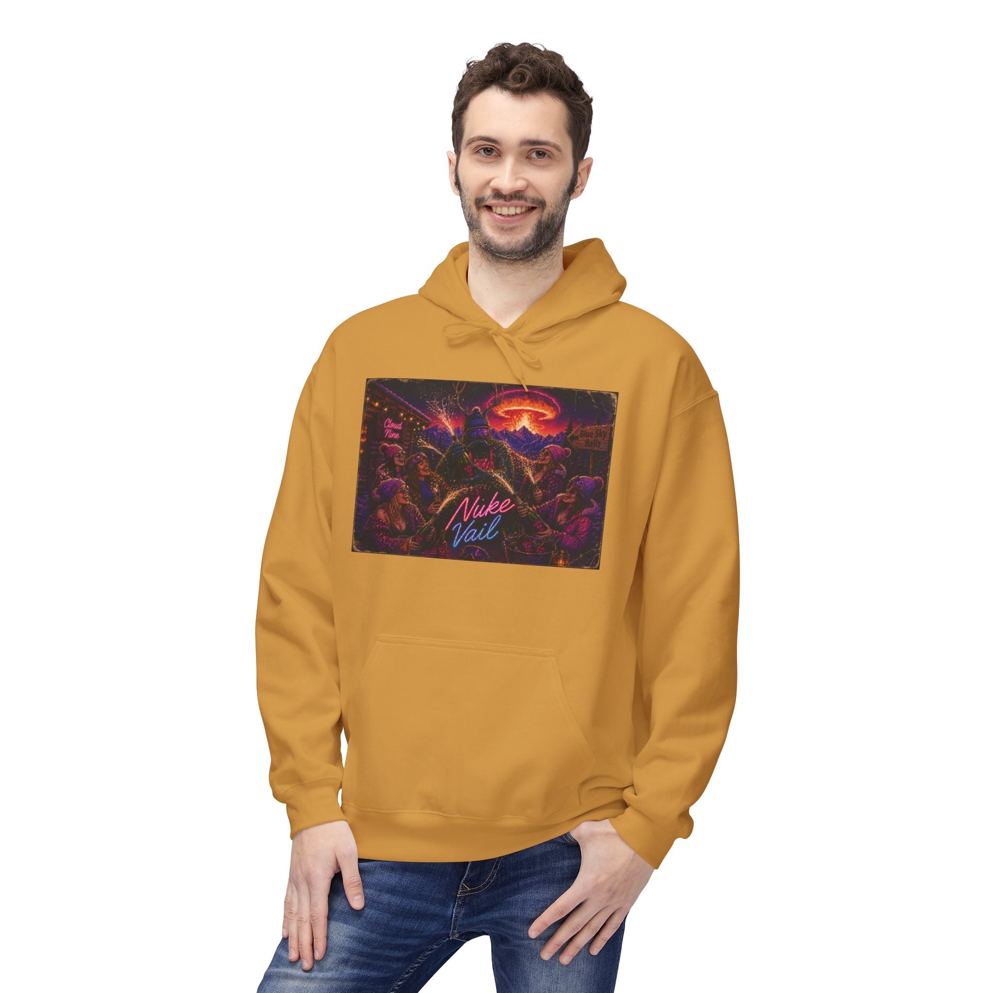 Nuke Vail Retro Cyberpunk Hoodie
