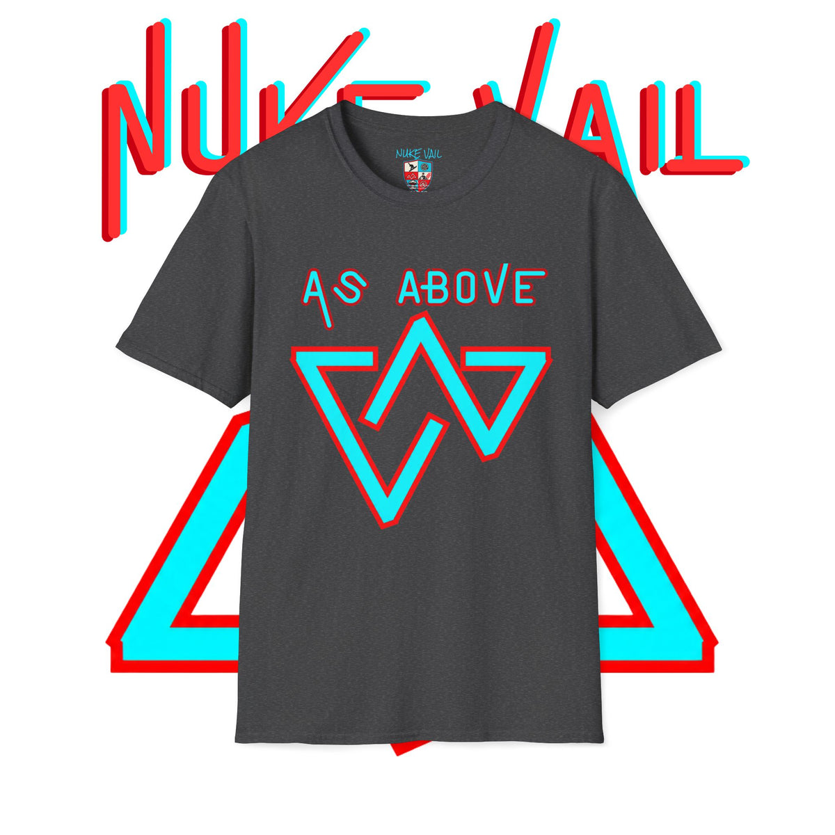 NUKE VAIL - THE ALCHEMIST - AS ABOVE SO BELOW TEE SHIRT