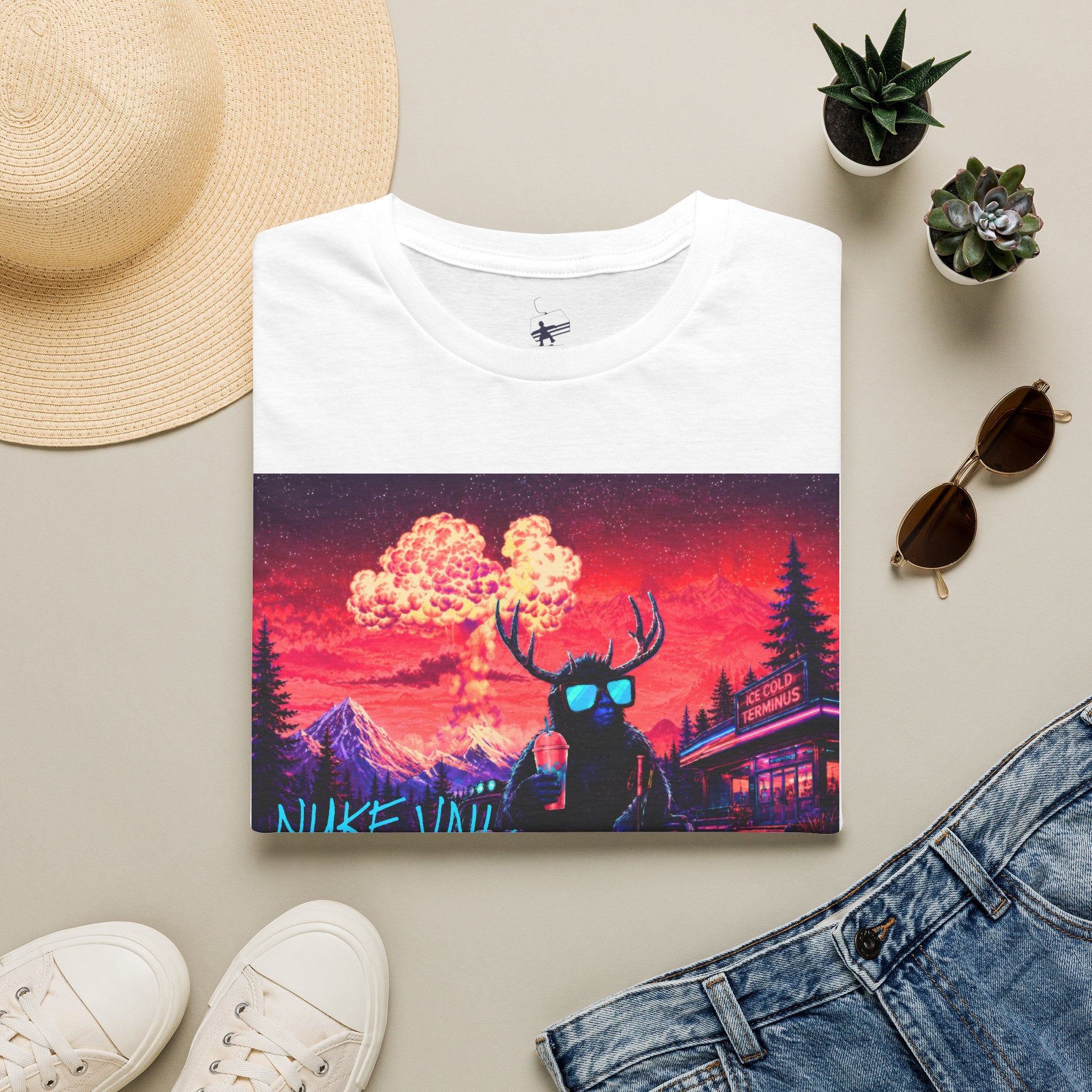 NUKE VAIL - RETRO GRAPHIC TEE - slushy
